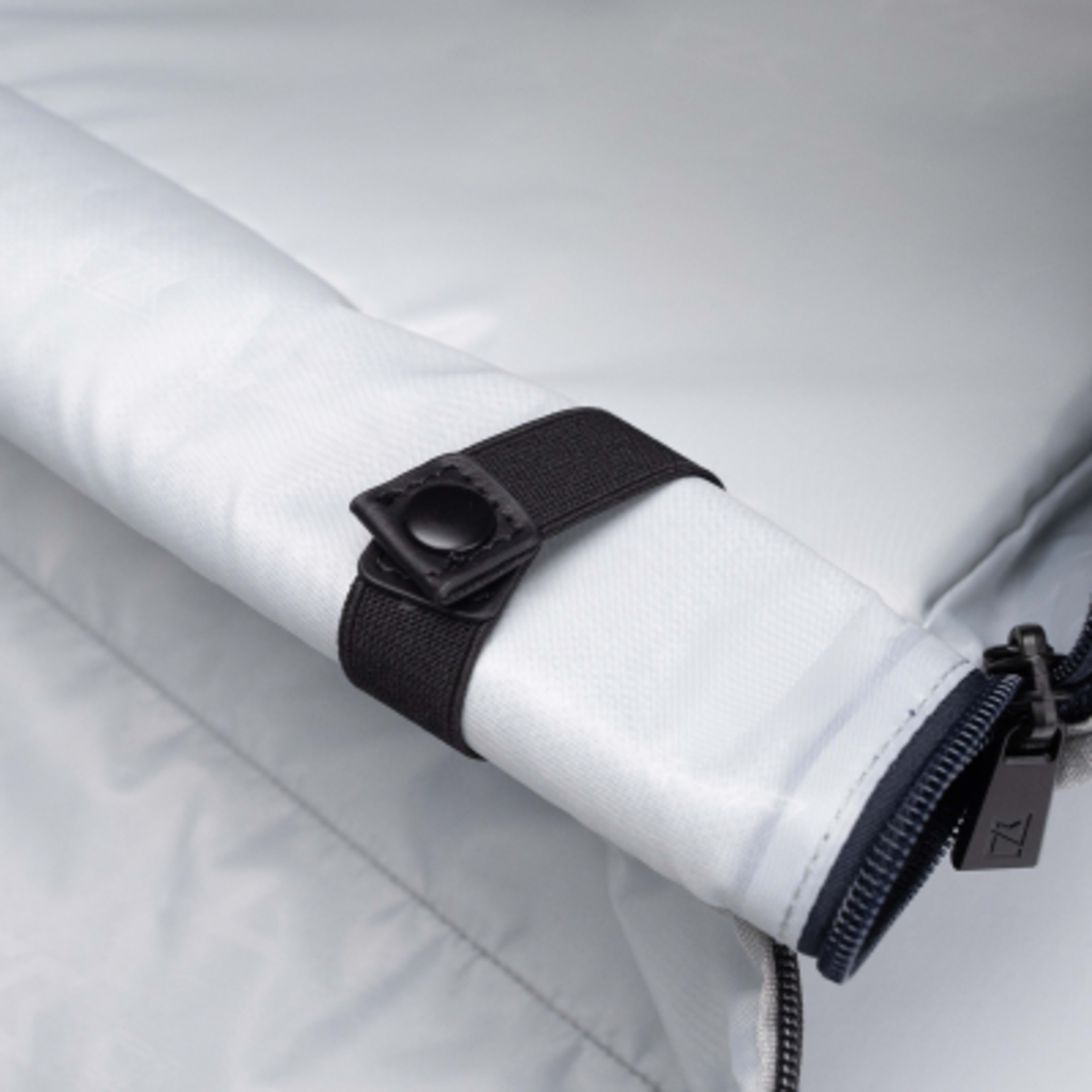 Weekender Bag rPET Drop Bottom Travel Style - 18.5 x 15 in - Navy/Black - Inuse5 - product view 9