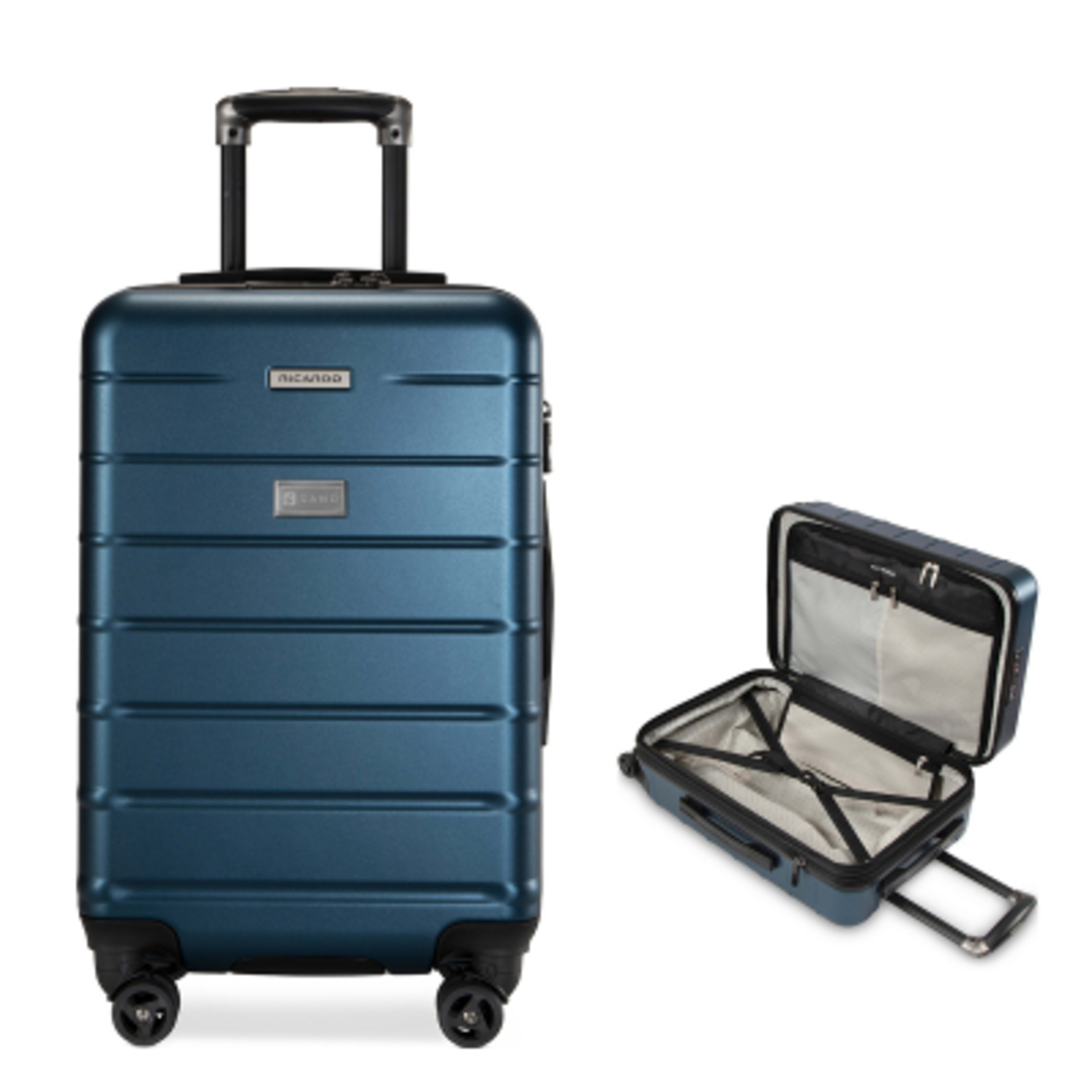 Ricardo Carry-On Spinner Hardside Expandable - 20 in - Blue - Laser - product view 3