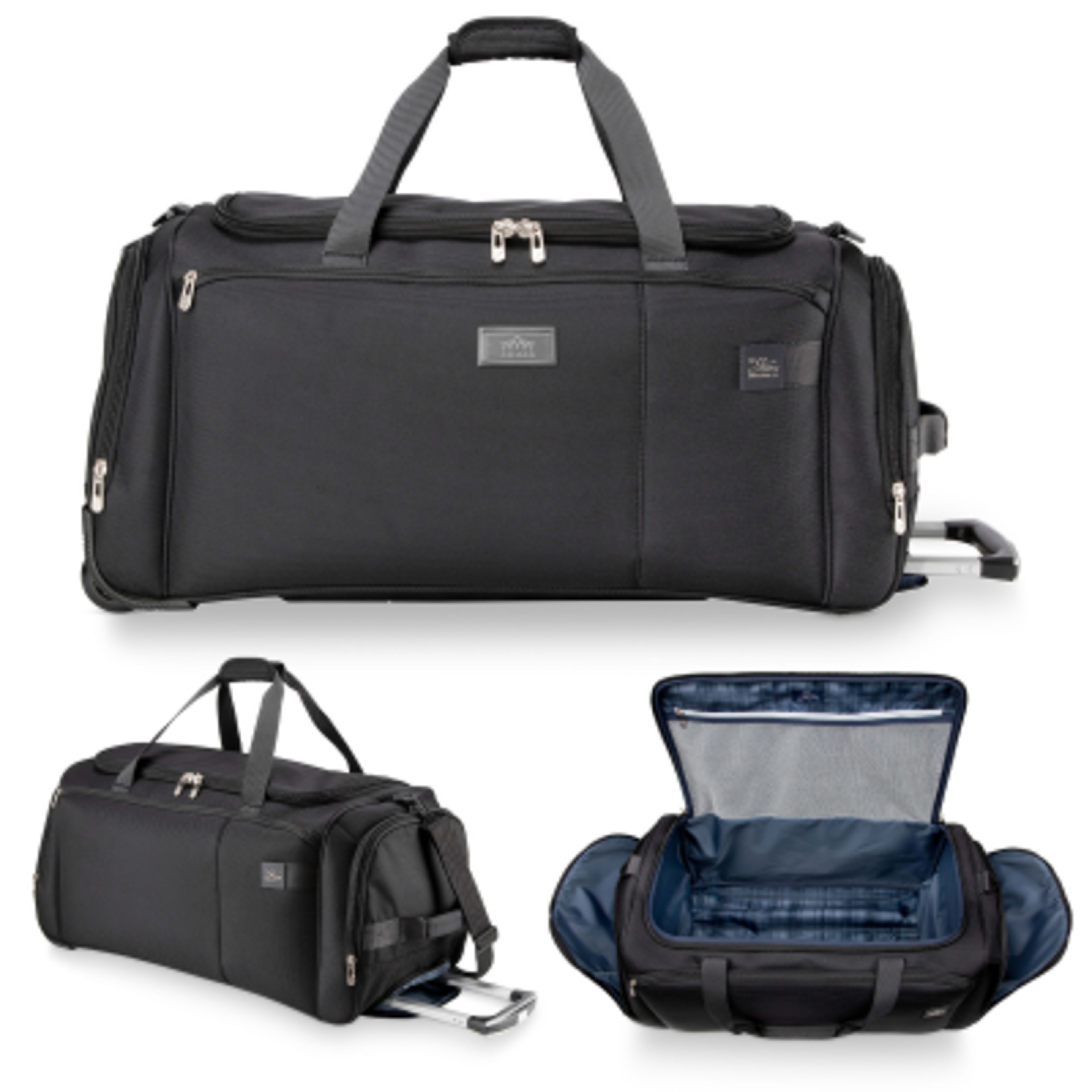 Rolling Duffel Bag Polyester Sigma 7.0 - 28.25 x 13.25 in - Black - Laser - product view 2