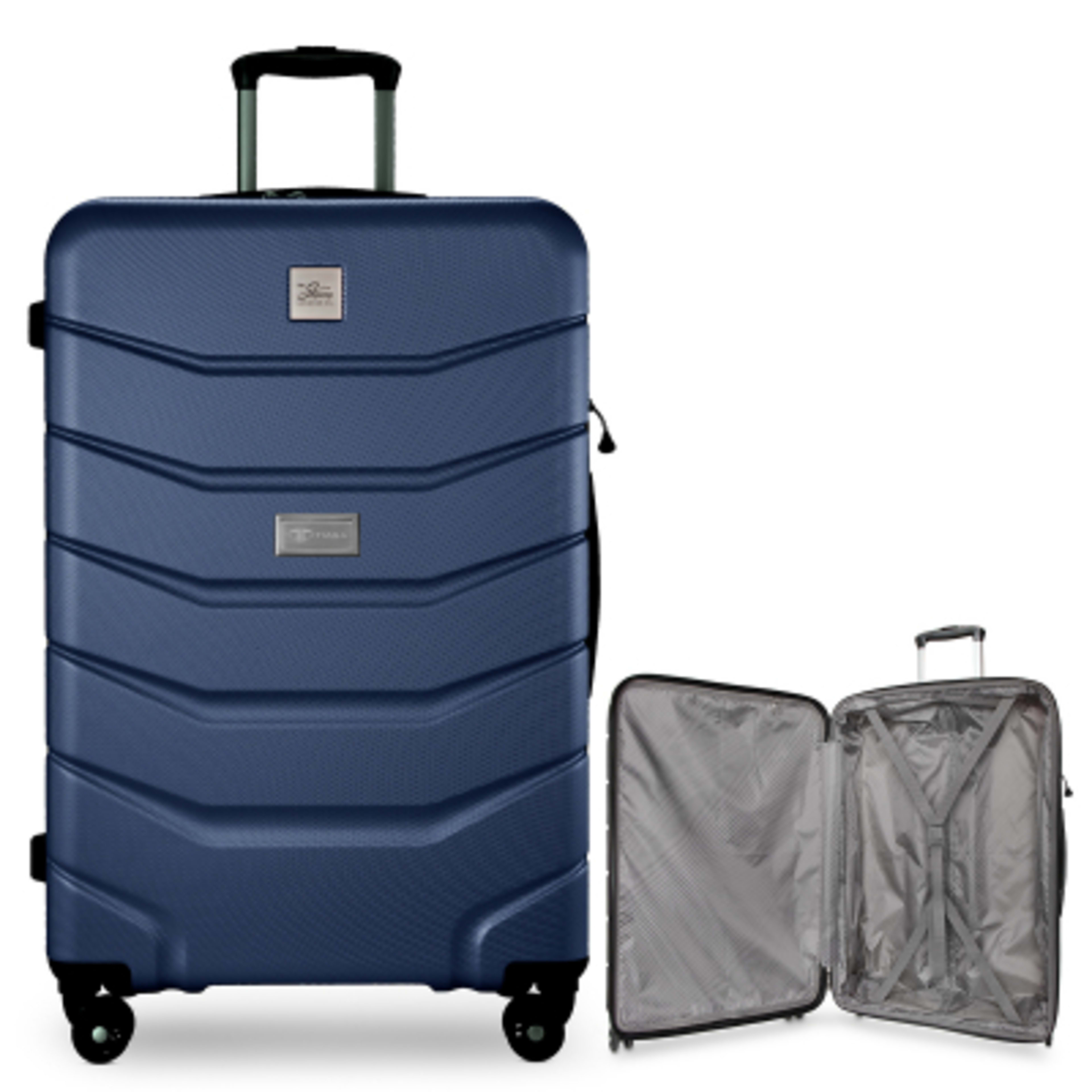 Hardside Spinner Luggage ABS Shell Large - 28 in - Blue - Laser - product view 3