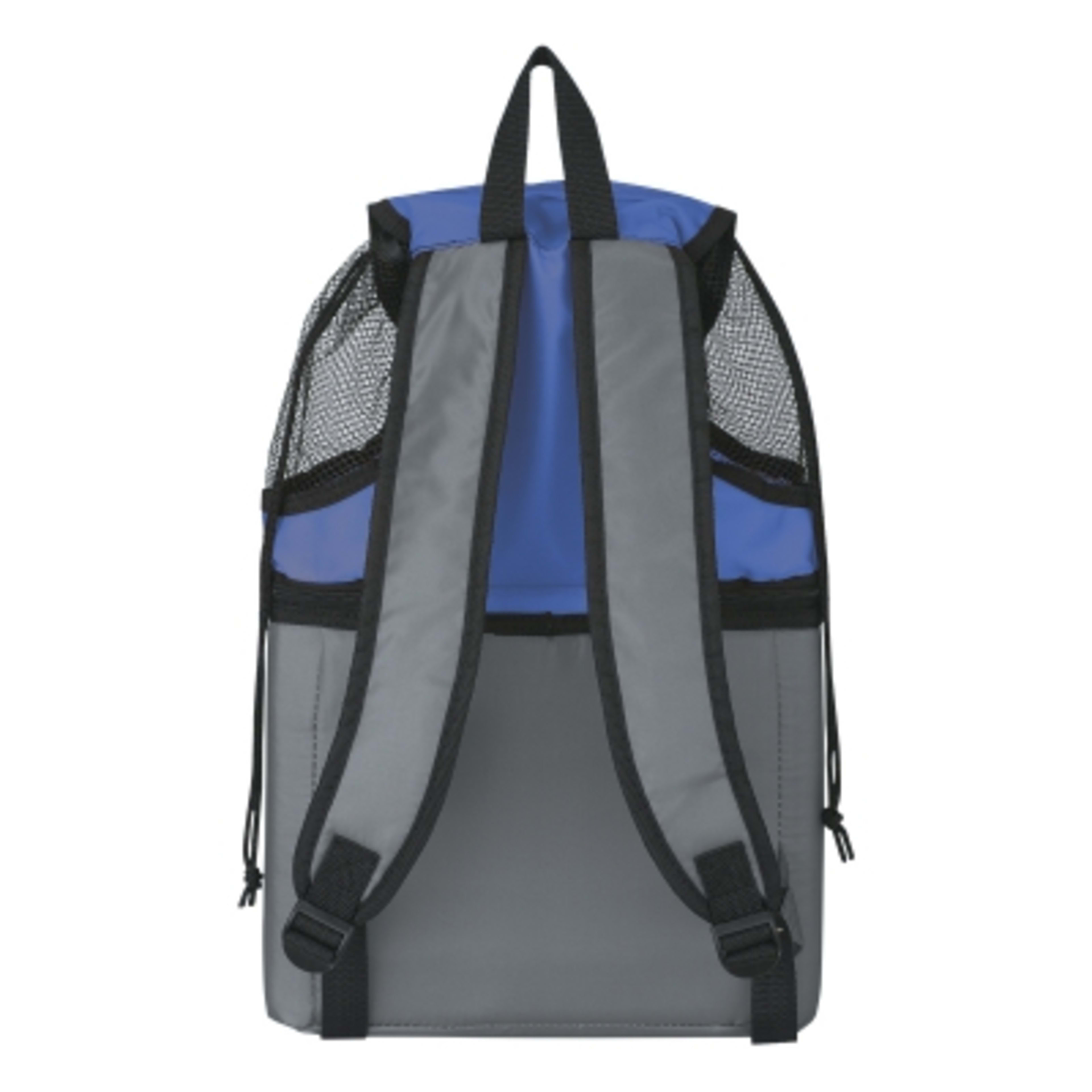 Cooler Backpack Insulated Beach Style - 12 x 17 in - Royal - Back - product view 3