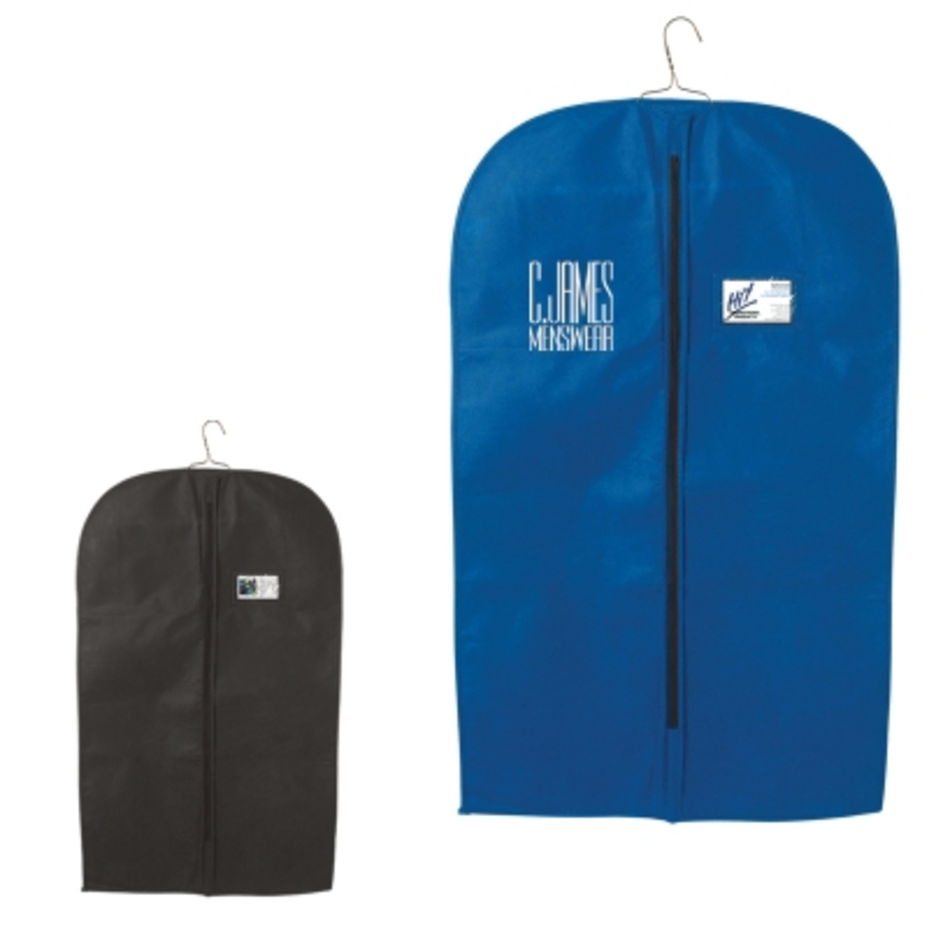 Garment Bag Non-Woven Zippered Closure - 23 x 39 in - Group Shot - product view 3