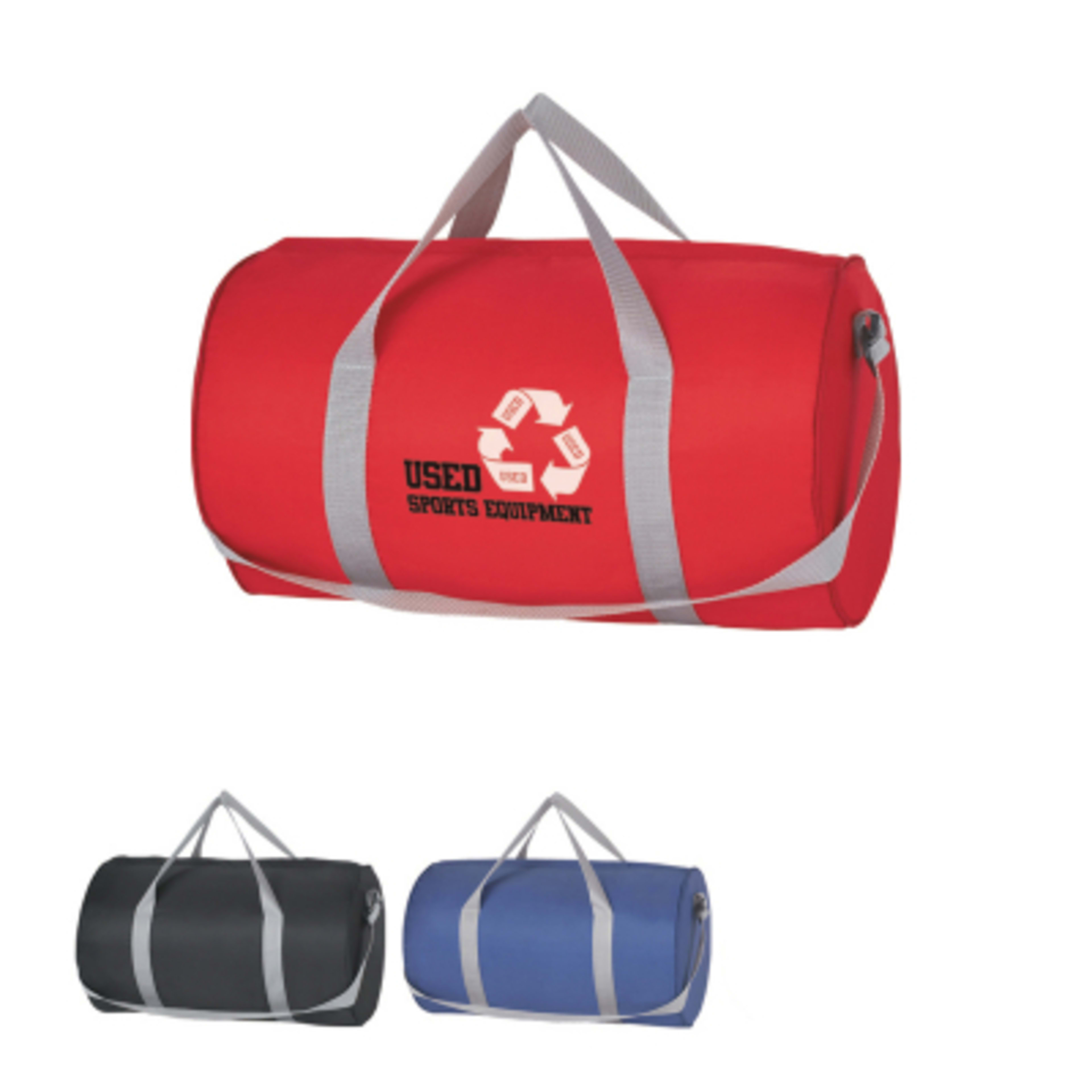 Duffel Bag Budget 210D Polyester with Dual Straps - 18 x 10 in - Group Shot - product view 4