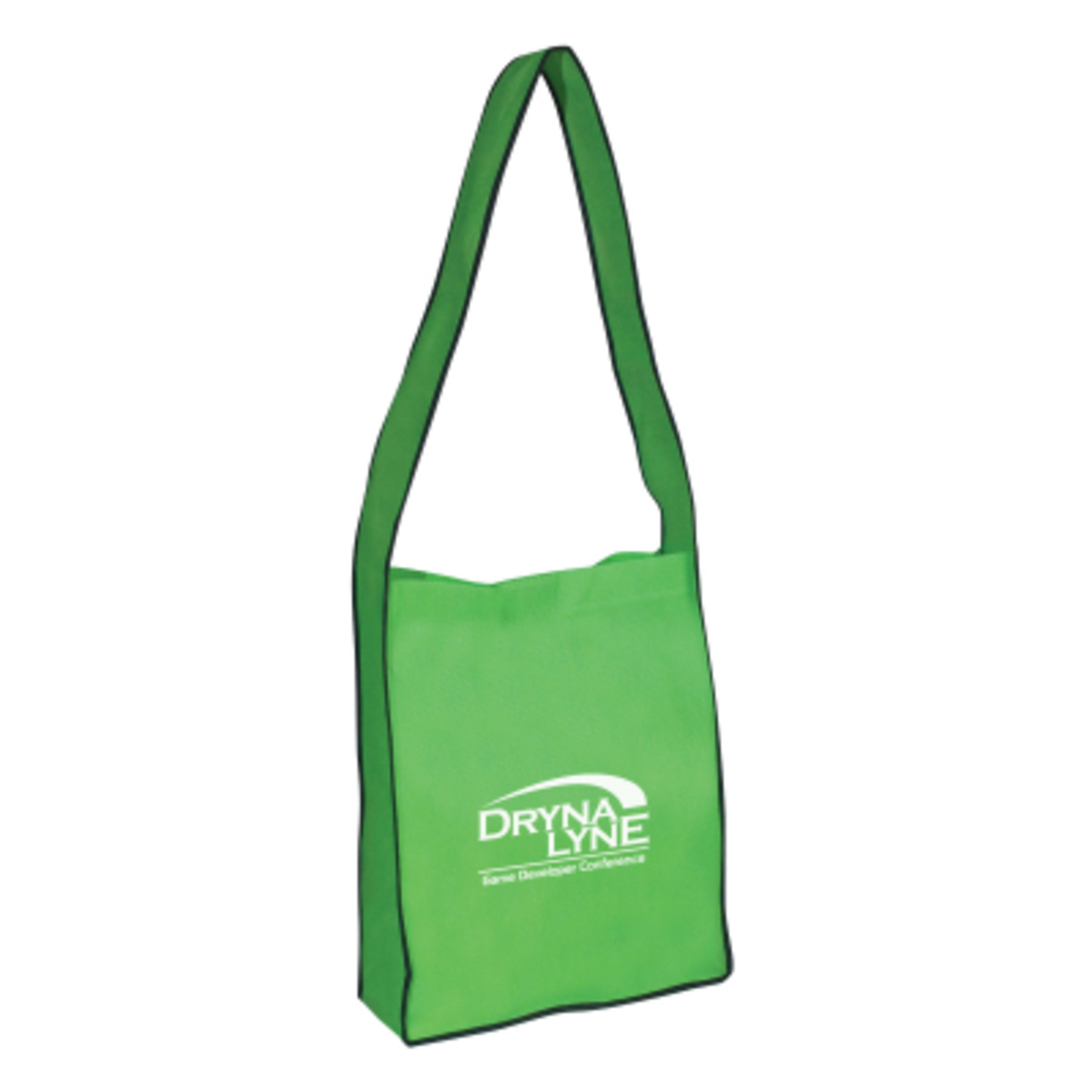 Non-Woven Messenger Tote Bag with Hook and Loop Closure - 12 x 14.5 x 4 in - Group Shot - product view 3