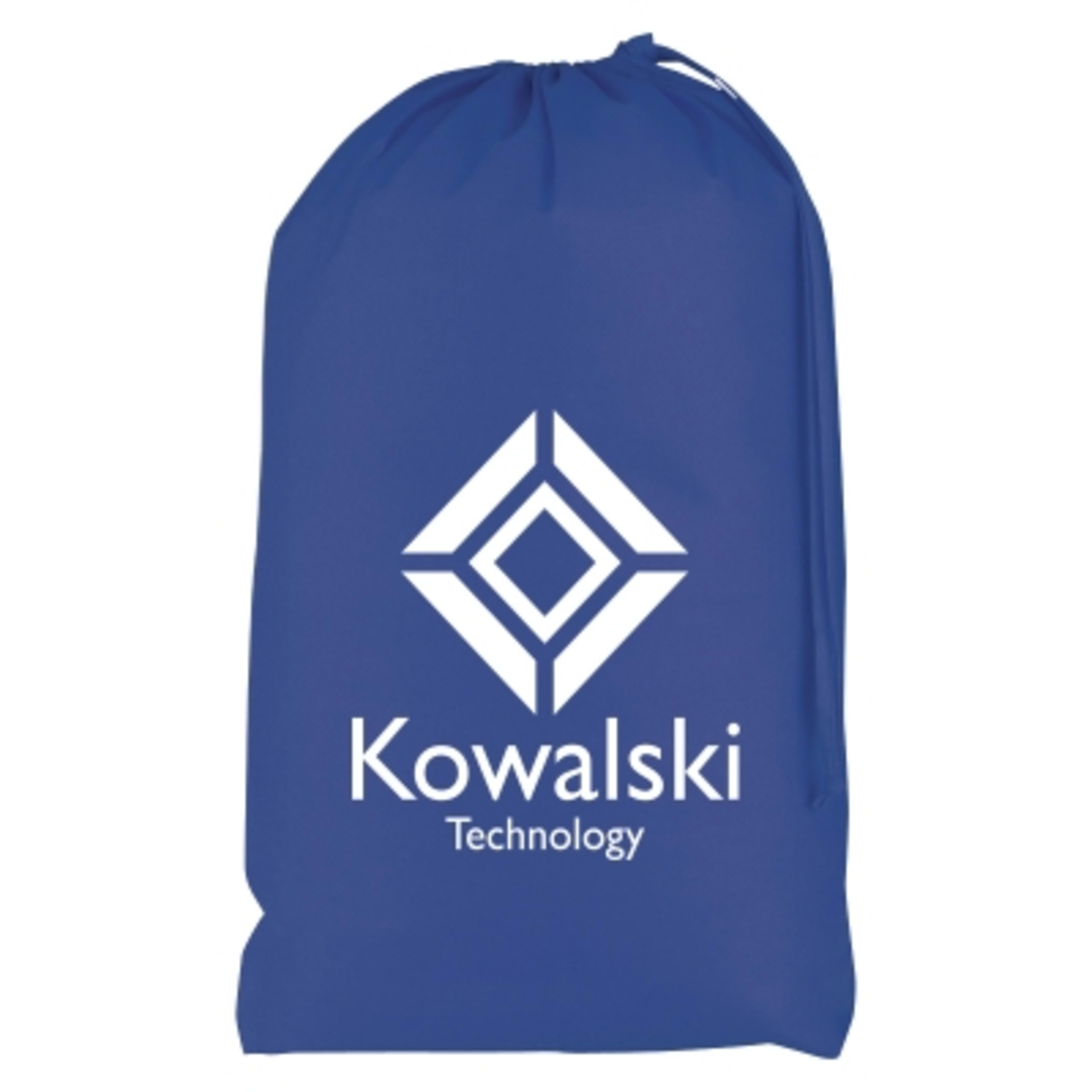Laundry Bag Non-Woven Water-Resistant - 18 x 26.5 in - Royal - Silkscreen - promotional product with custom logo