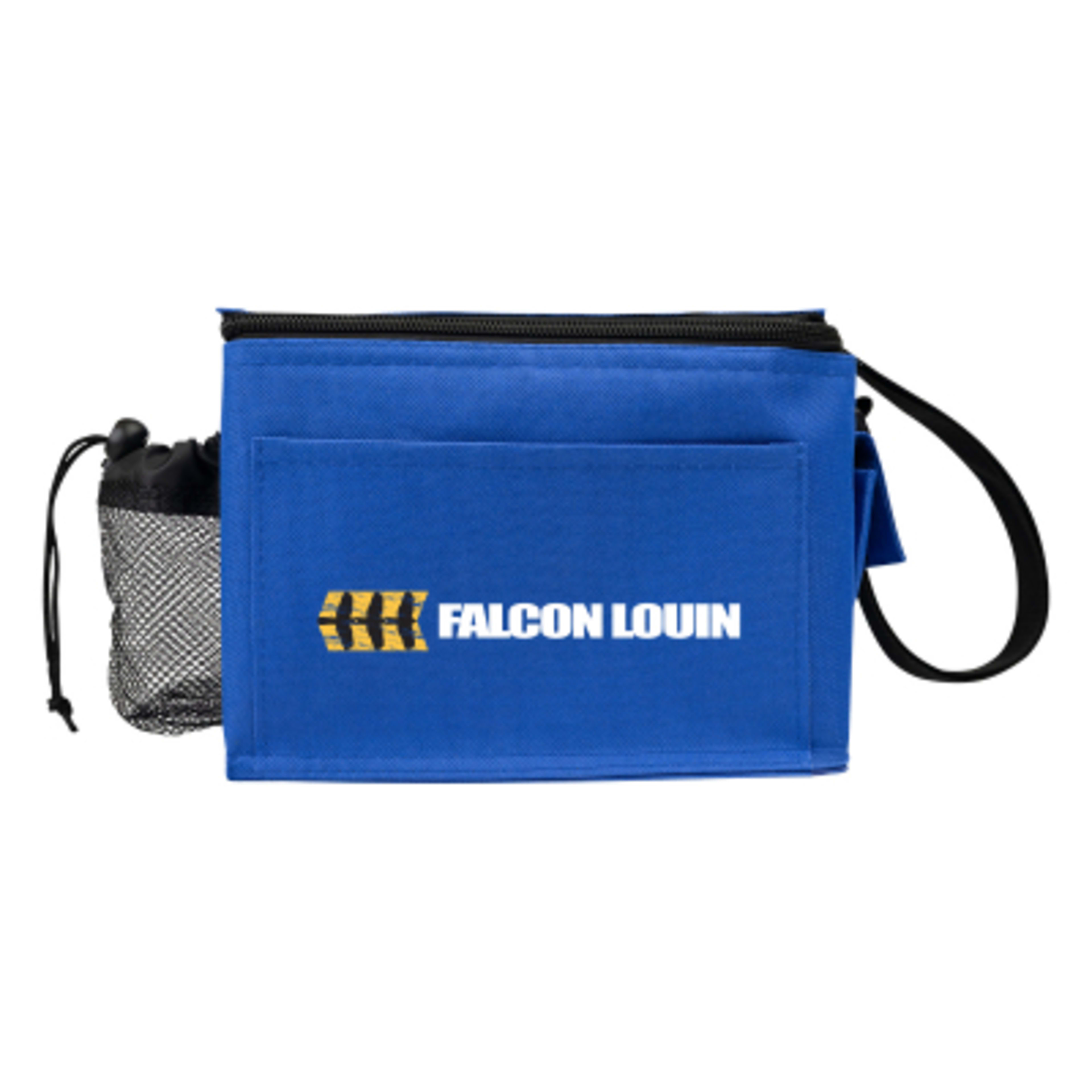 Insulated Cooler Bag with Multiple Pockets - 6 Pack - Royal - Colorbrite - product view 1