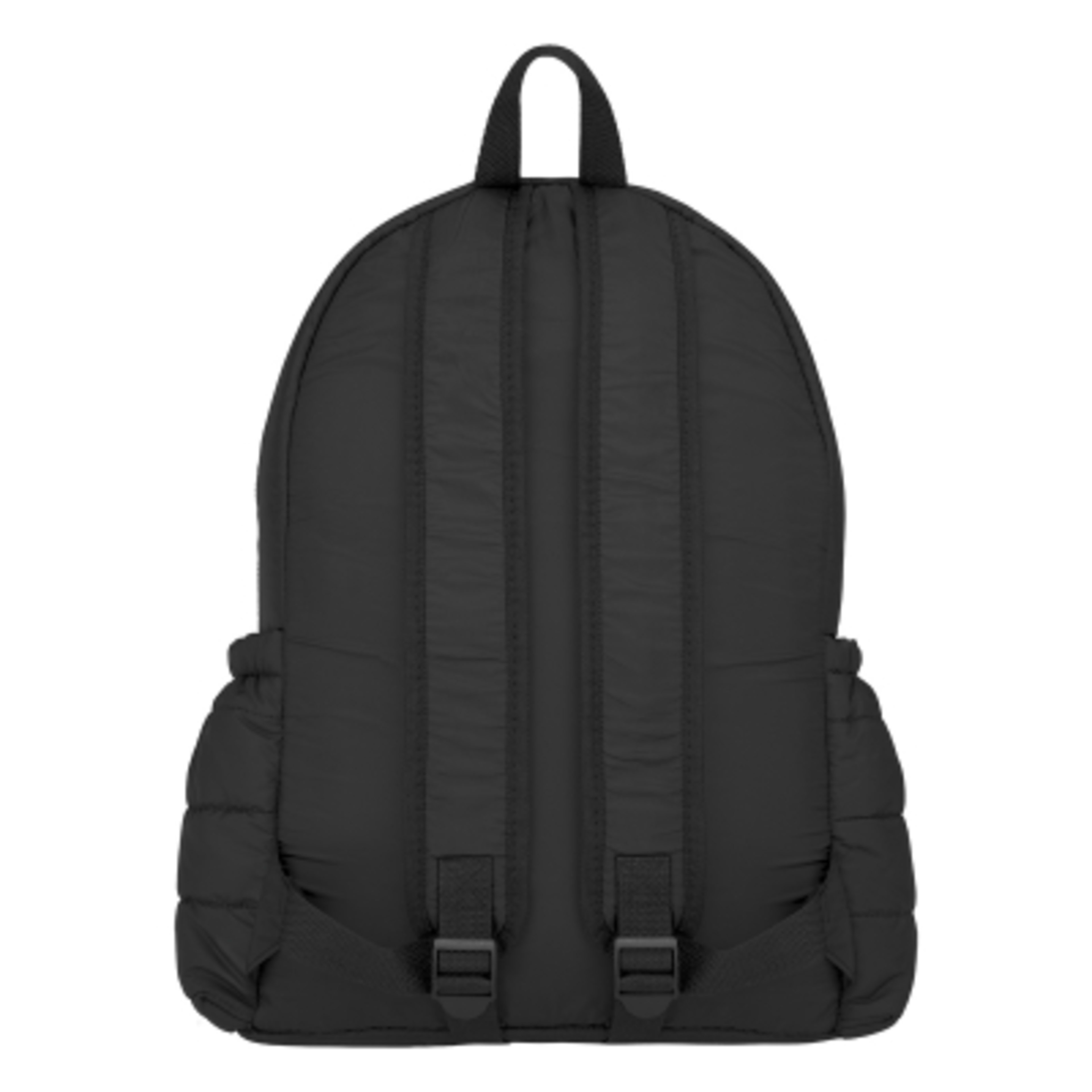 Backpack Puffer Design Recycled Polyester - 11½ x 17¼ x 6 in - Black - Black - product view 5