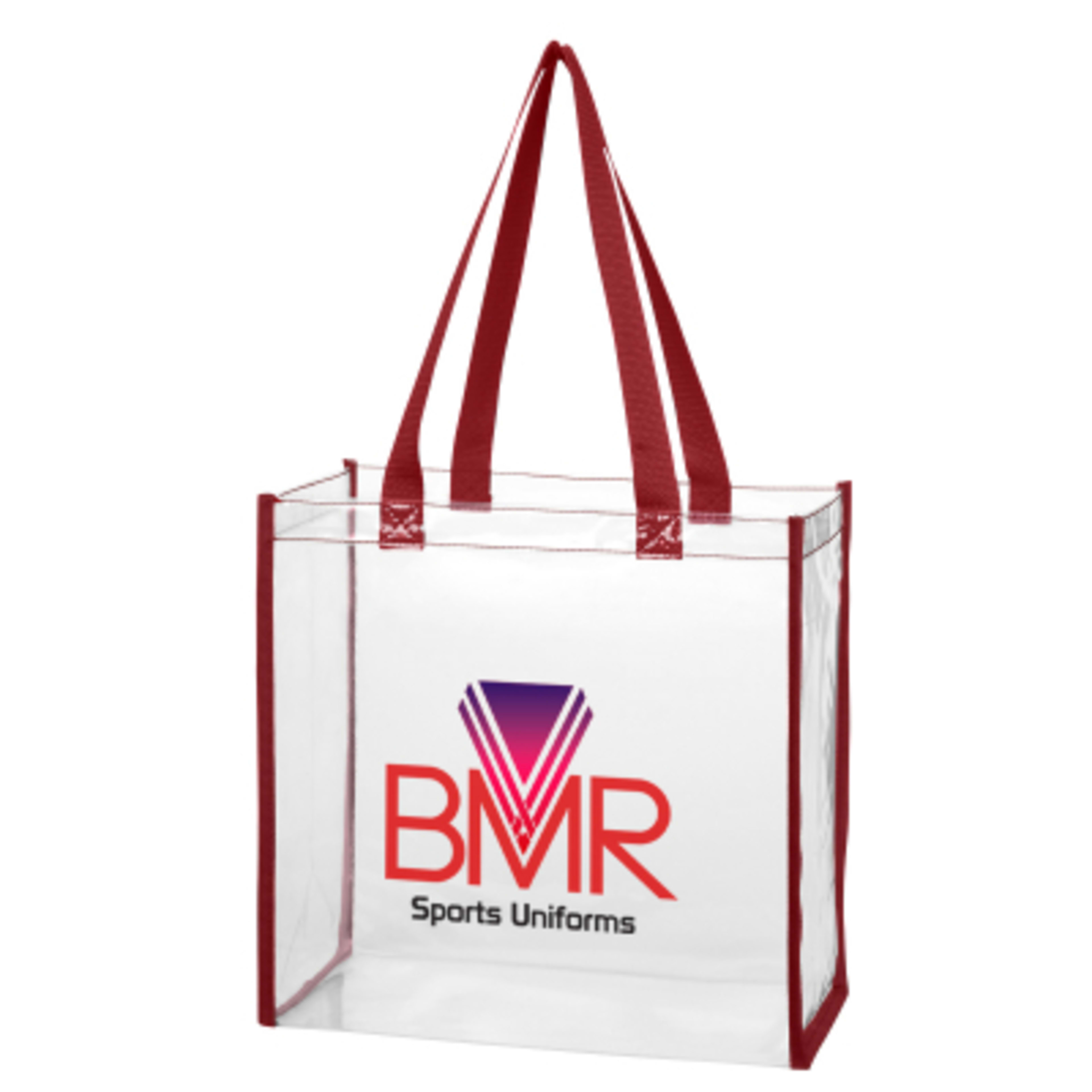 Clear Tote Bag PVC NFL Stadium Approved - 12 x 12 x 6 in - Group Shot - product view 3