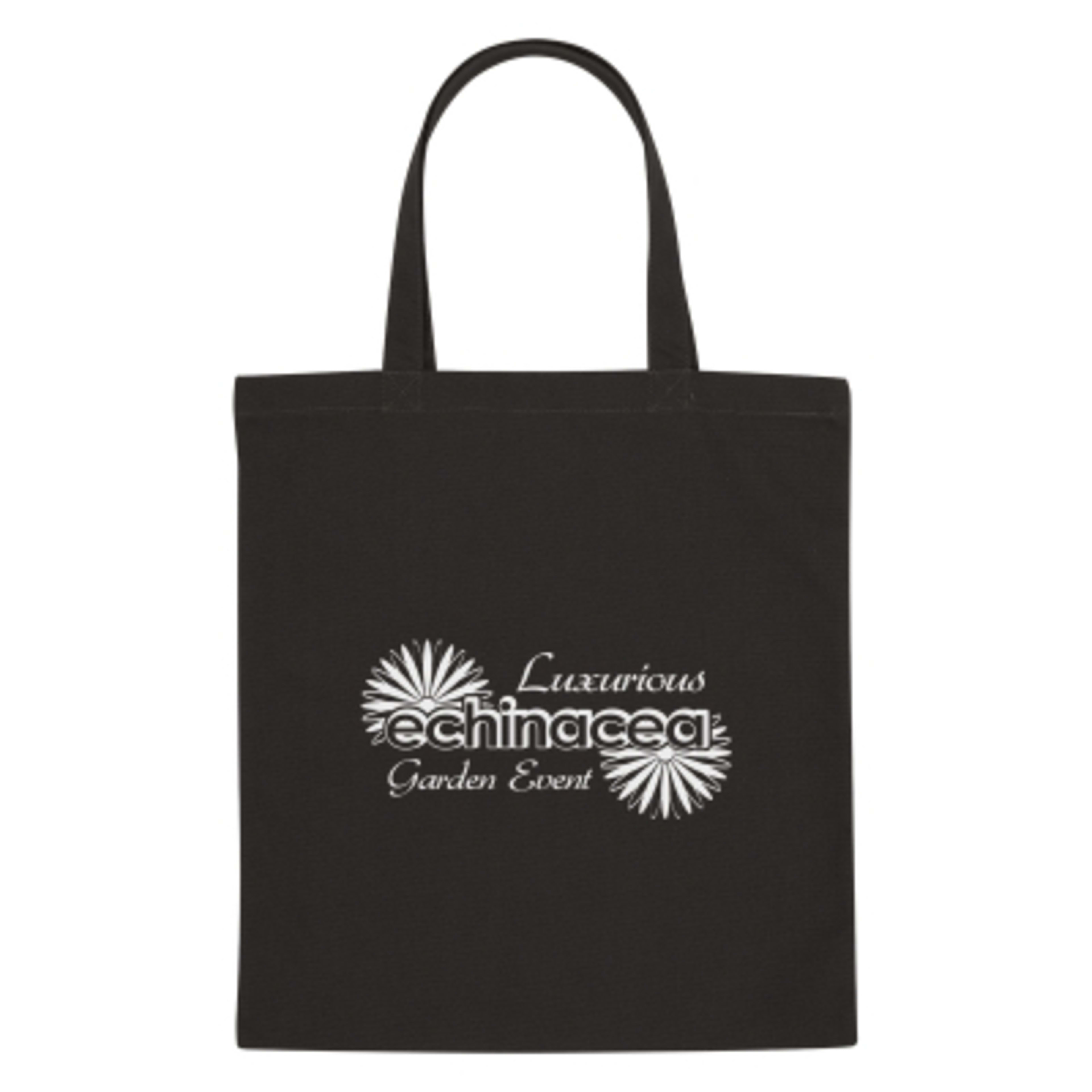 Tote Bag Cotton Canvas 16 oz Heavy Weight - 15 x 16 in - Black - Silkscreen - promotional product with custom logo