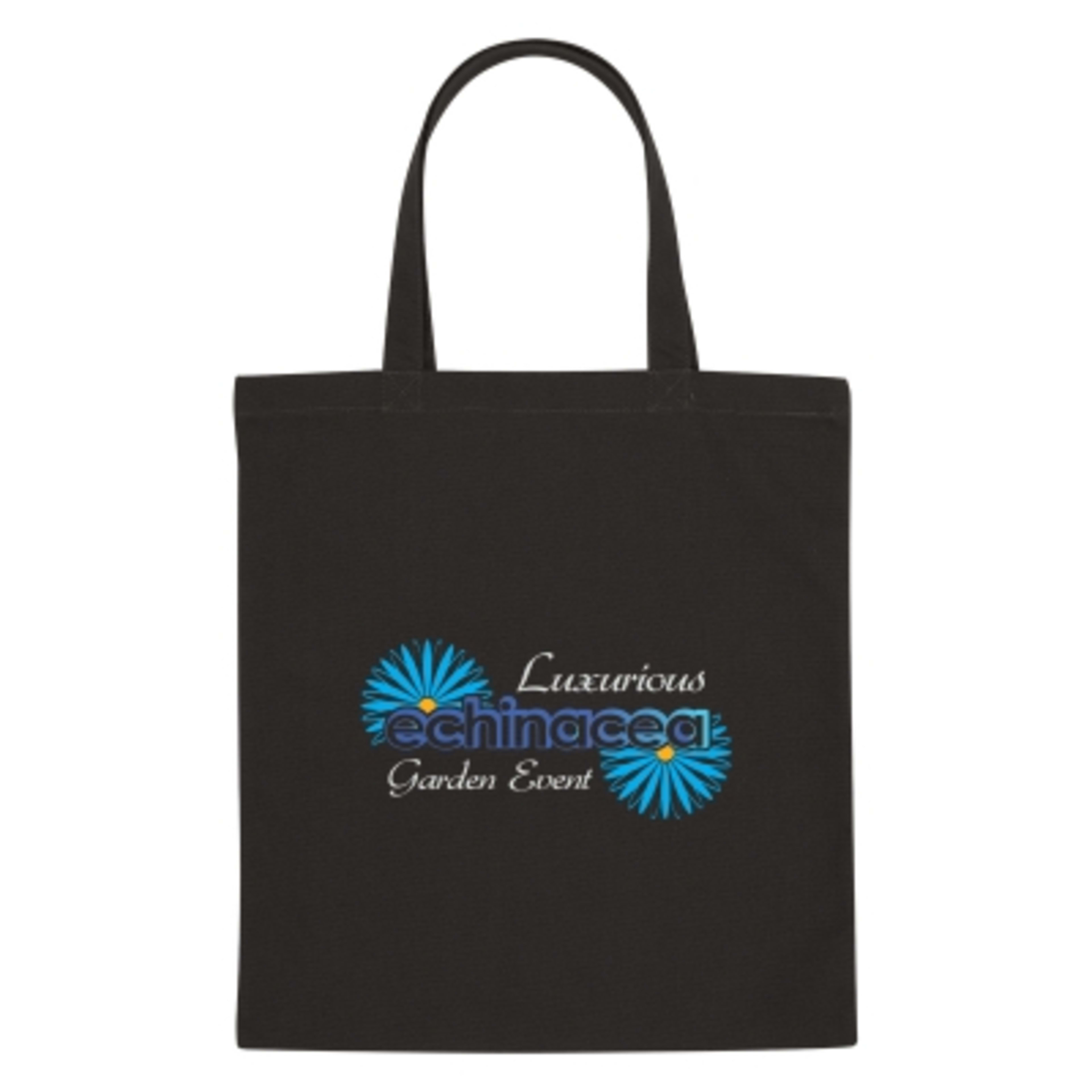 Tote Bag Cotton Canvas 16 oz Heavy Weight - 15 x 16 in - Black - Colorbrite - product view 3