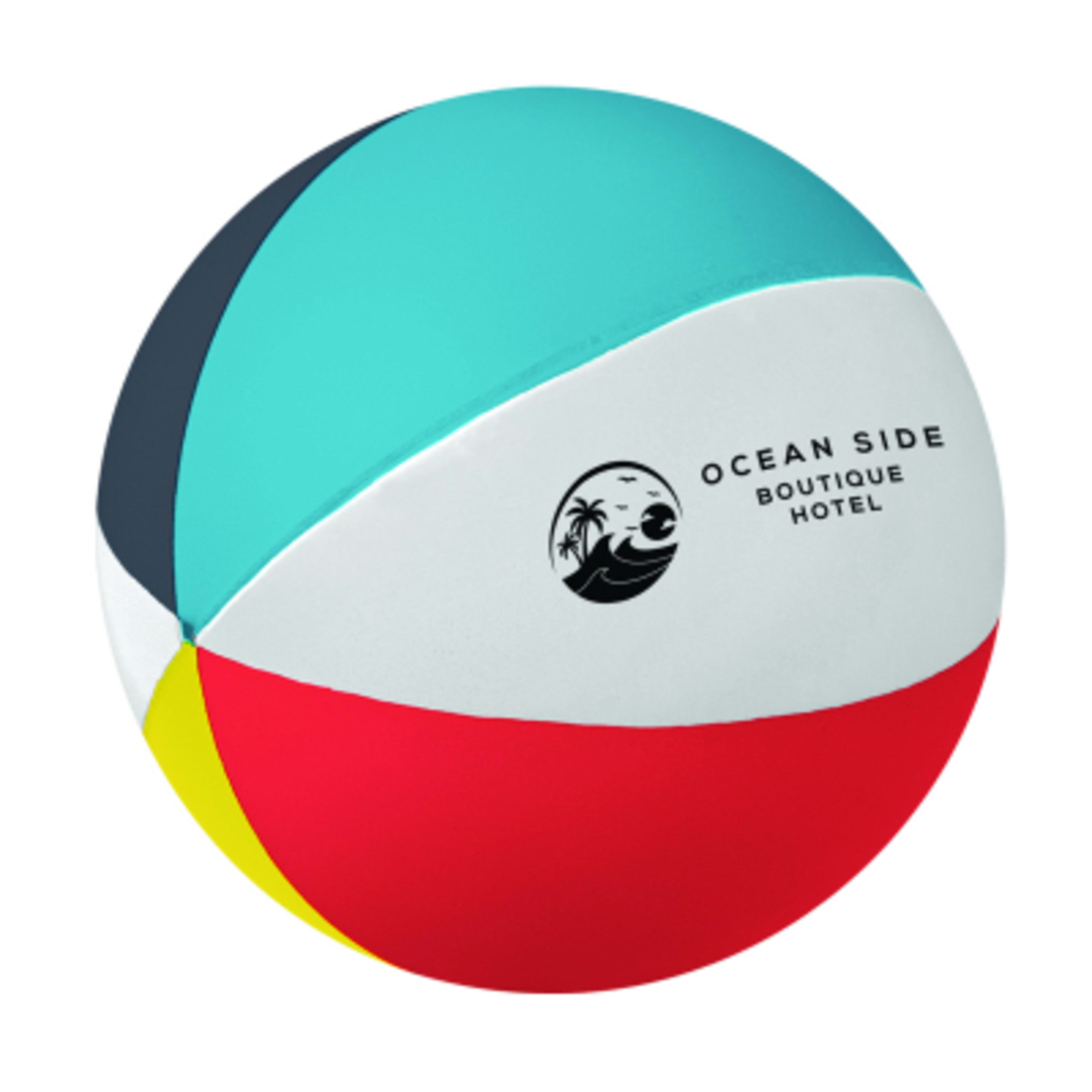 Custom Stress Ball Beach Ball Shape - 4.25 in - MUL - Padprint - product view 2