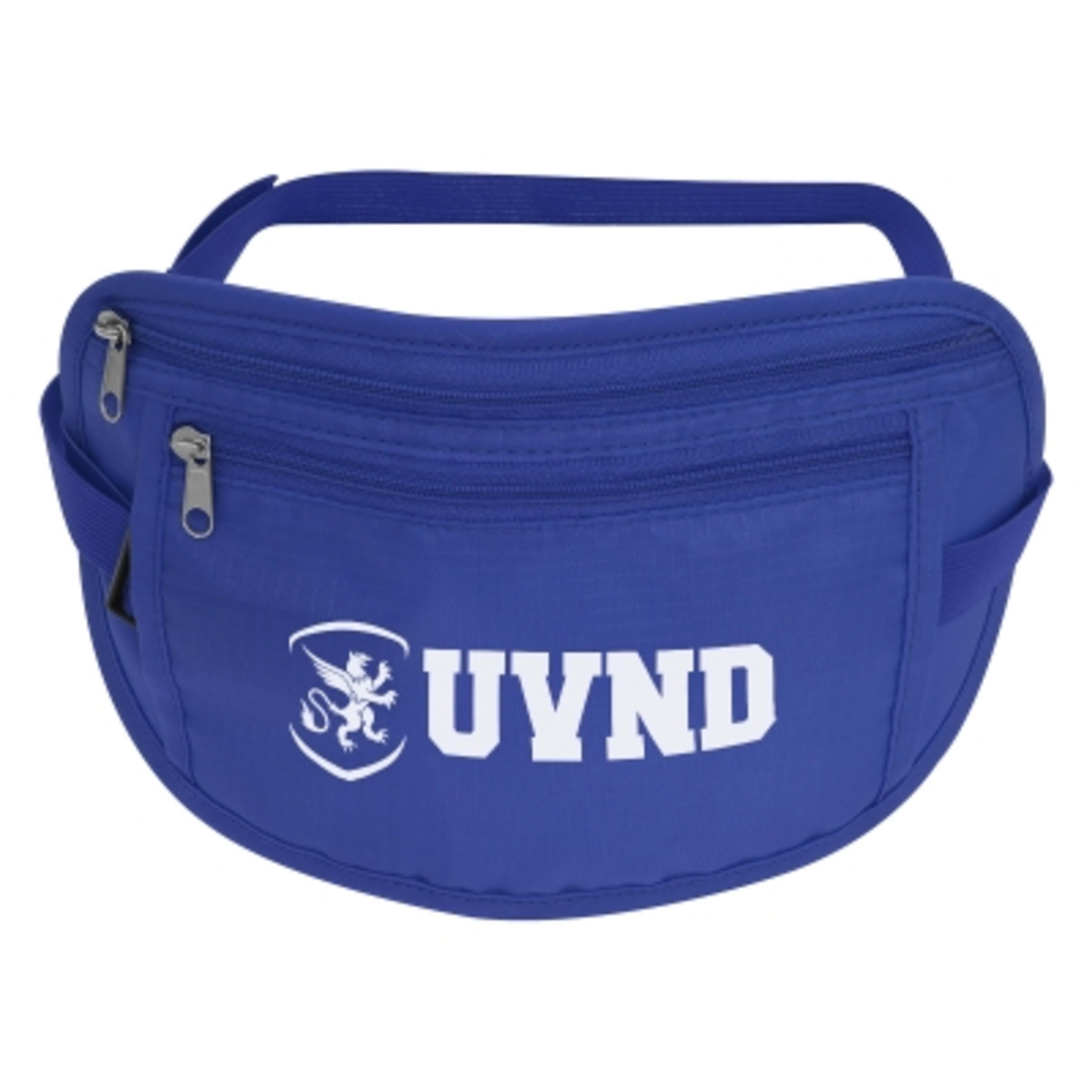 Travel Money Belt Ripstop Polyester Hidden Buckle - 9.88 x 5.5 in - Royal - Silkscreen - promotional product with custom logo