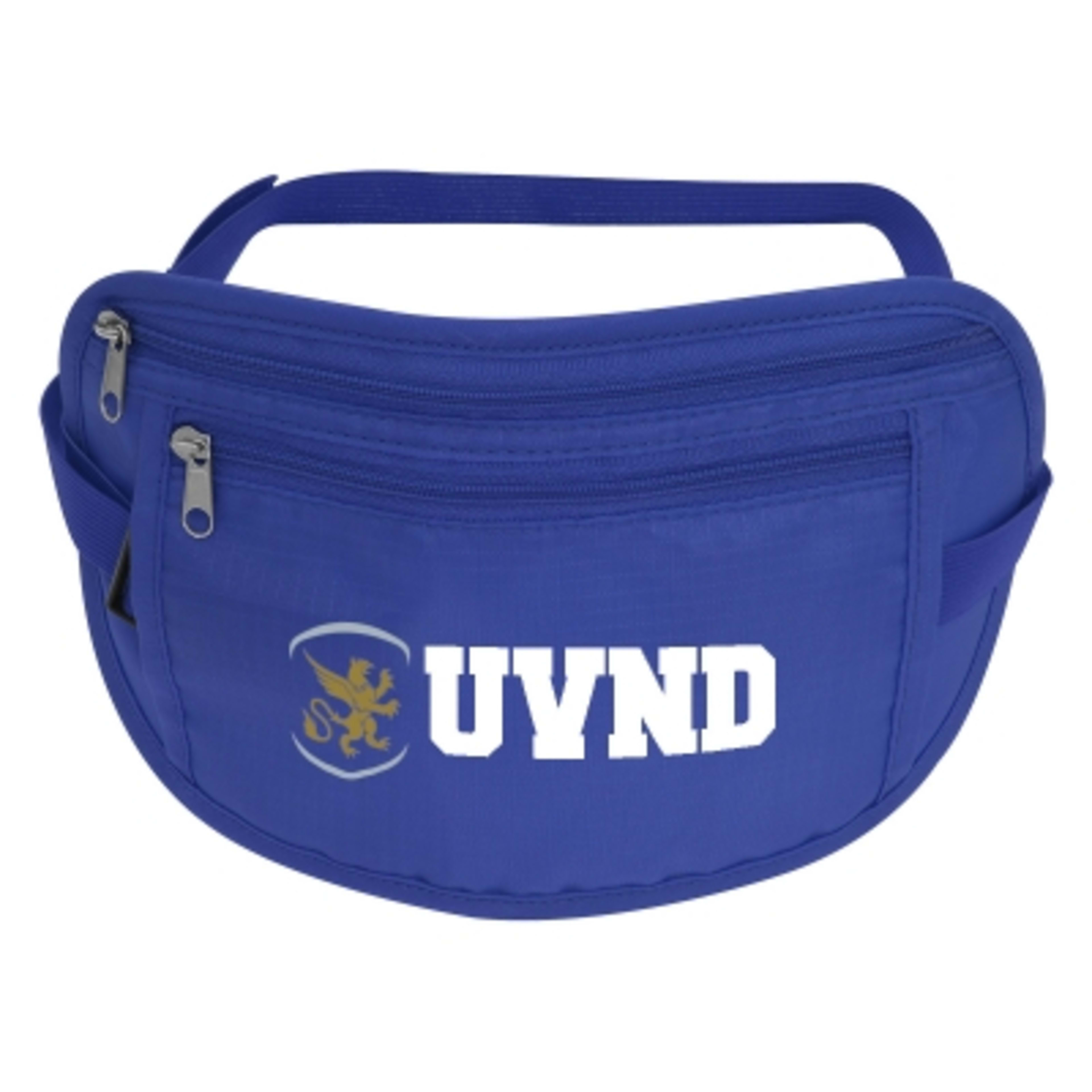 Travel Money Belt Ripstop Polyester Hidden Buckle - 9.88 x 5.5 in - Royal - Colorbrite - product view 2