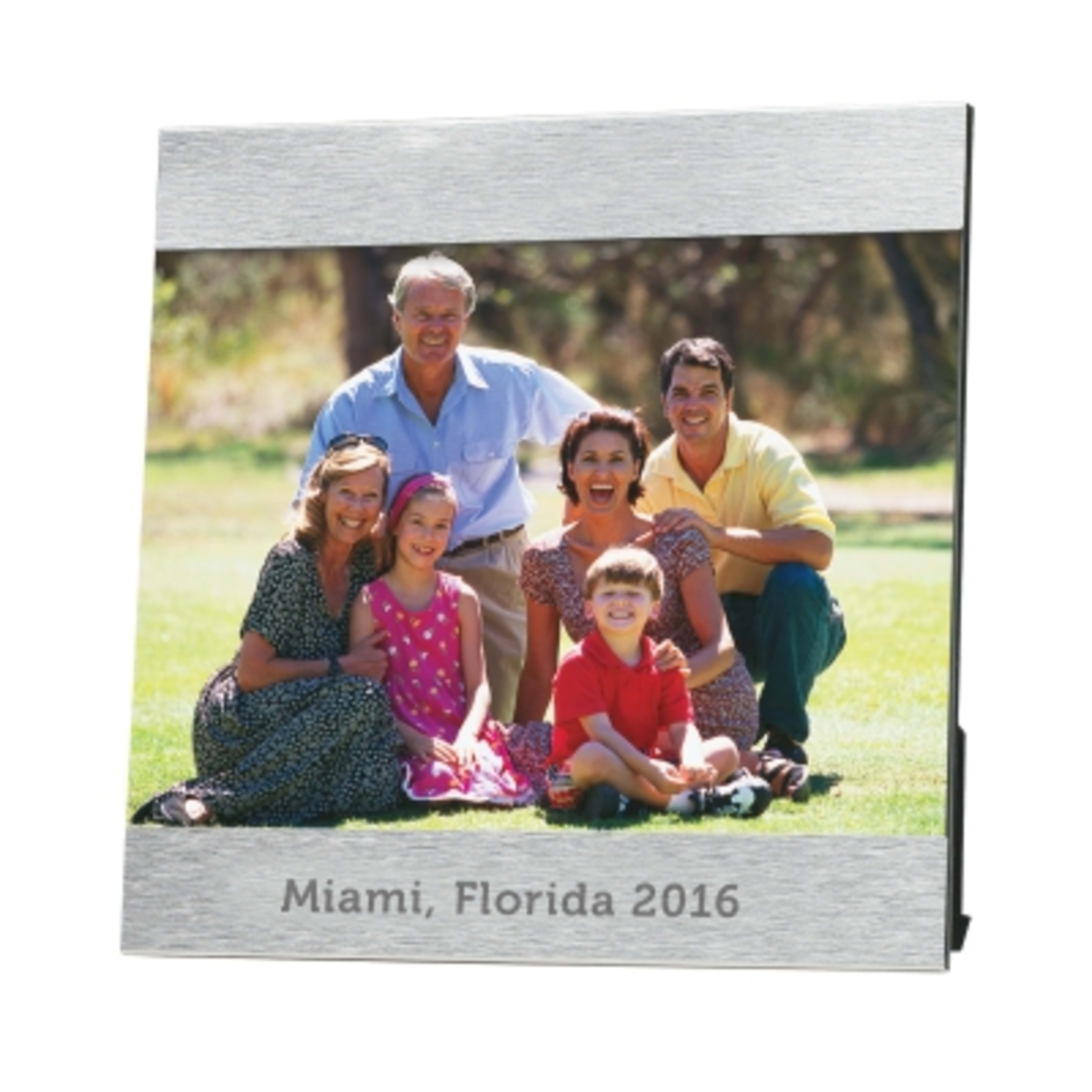 Photo Frame Aluminum Élan Style - 4 x 6 in - Silver - Laser - product view 5