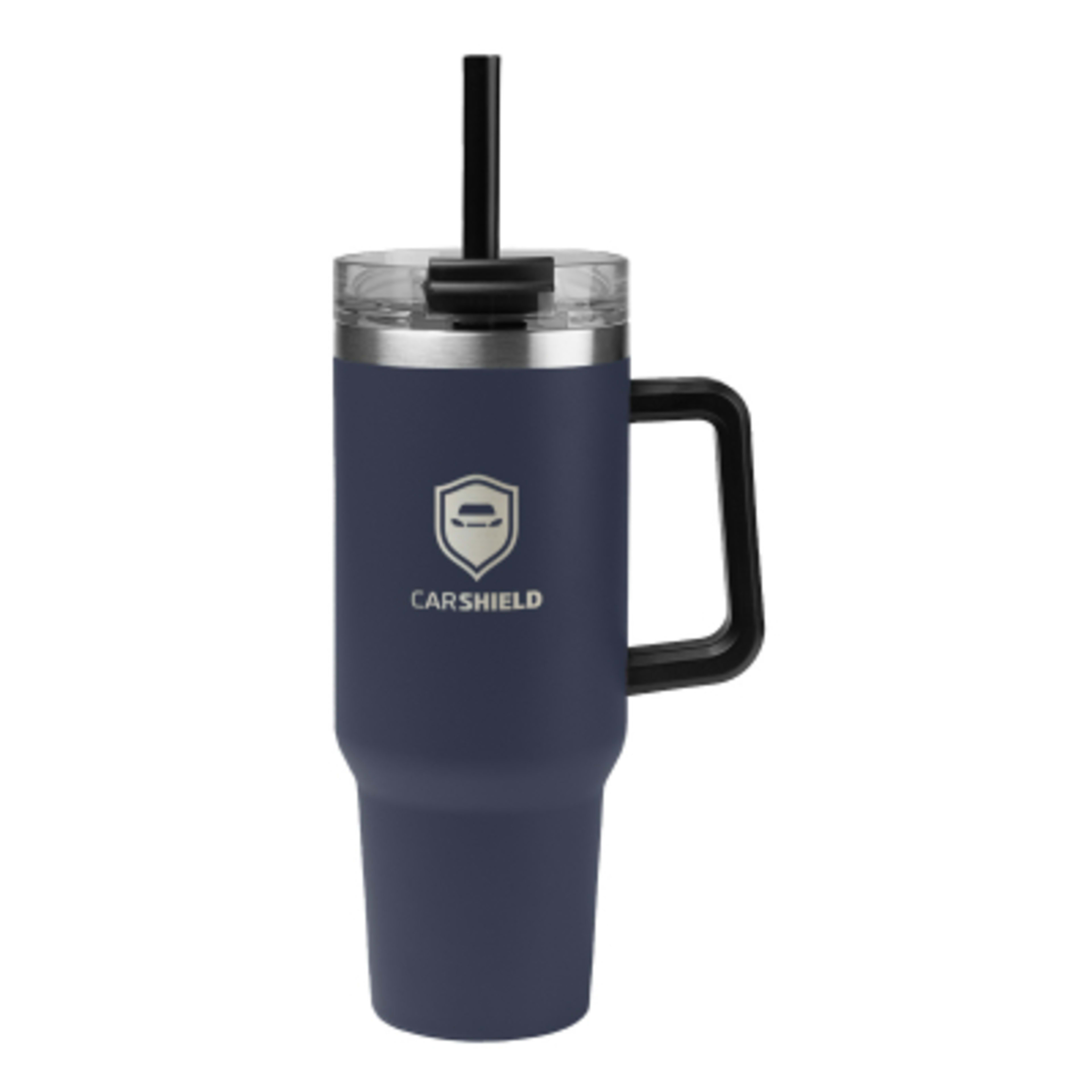 Tumbler Stainless Steel Intrepid Handle - 40 oz - Navy - Laser - product view 18