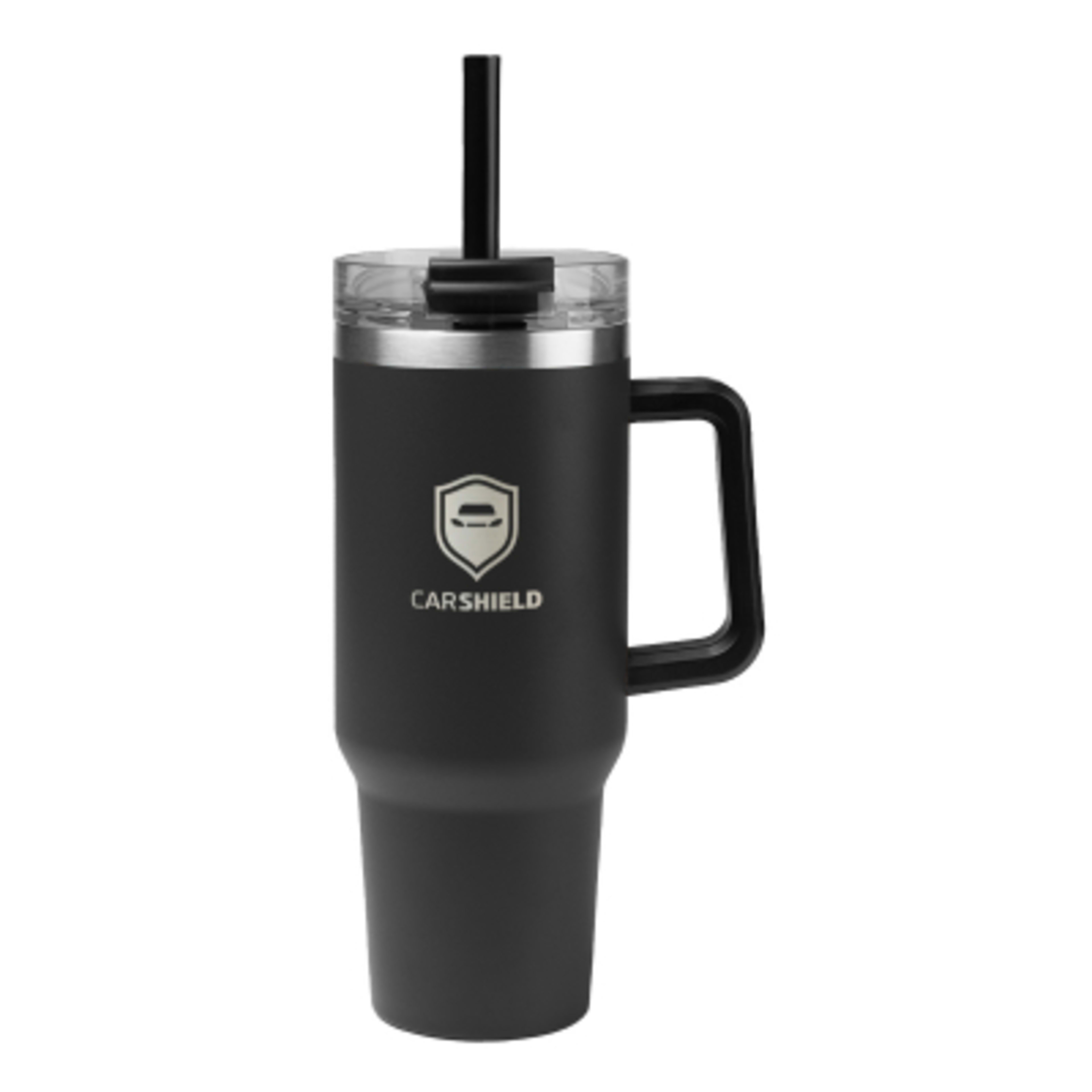 Tumbler Stainless Steel Intrepid Handle - 40 oz - Black - Laser - product view 23