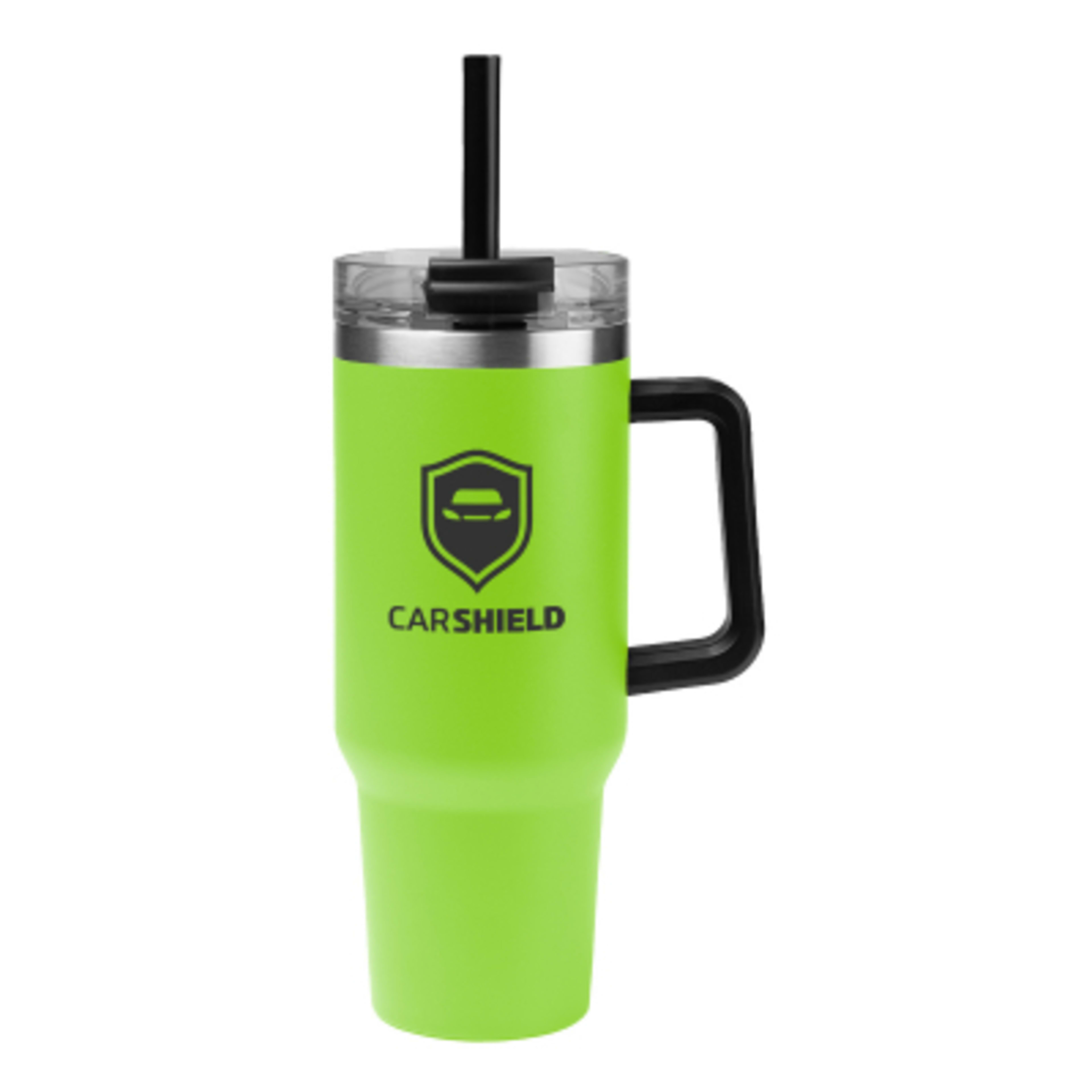 Tumbler Stainless Steel Intrepid Handle - 40 oz - Lime - Silkscreen - product view 7