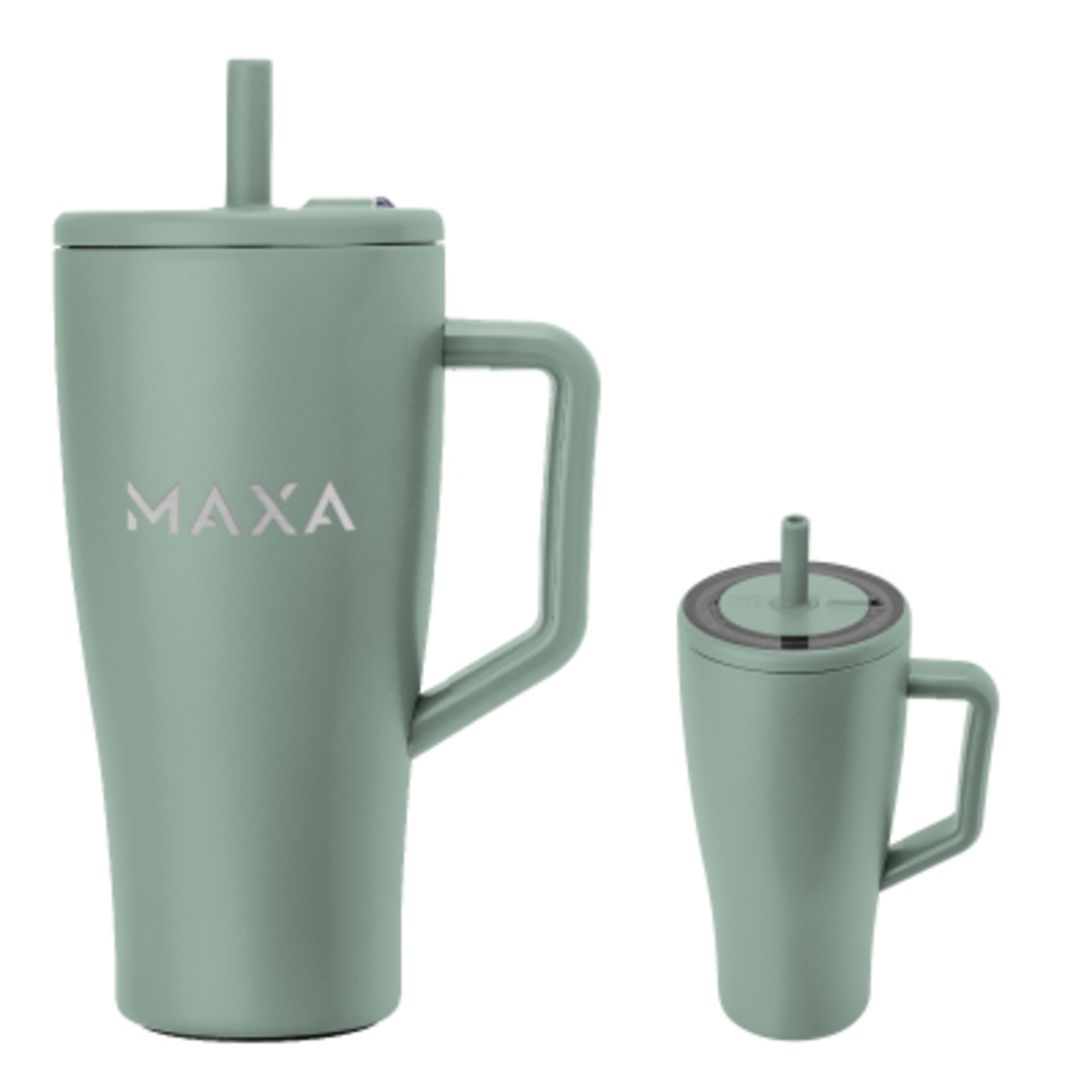 Insulated Tumbler with Stainless Steel Straw - 30 oz - SAG - Laser - product view 1