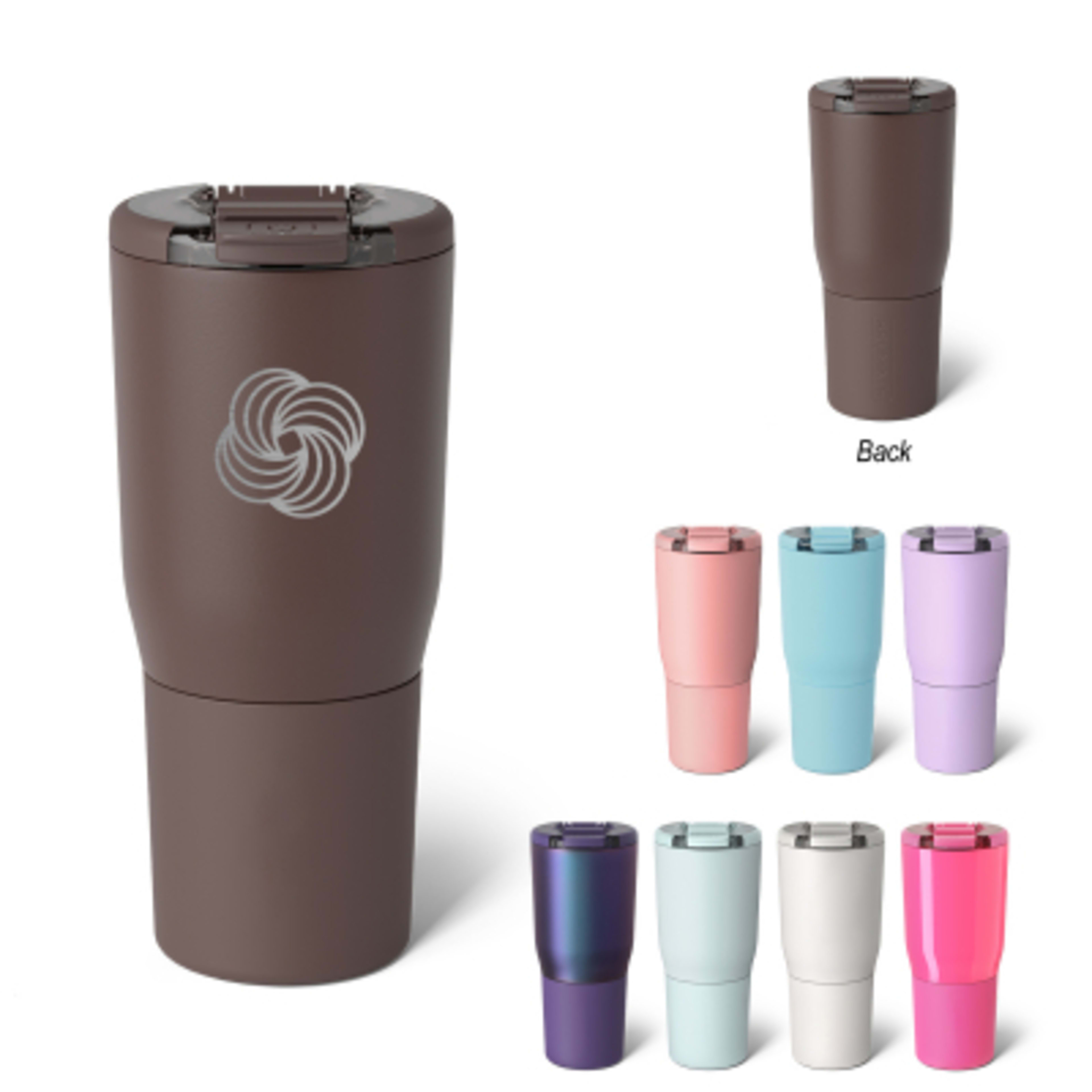 Insulated Tumbler with Silicone Base - 25 oz - Group Shot - product view 1