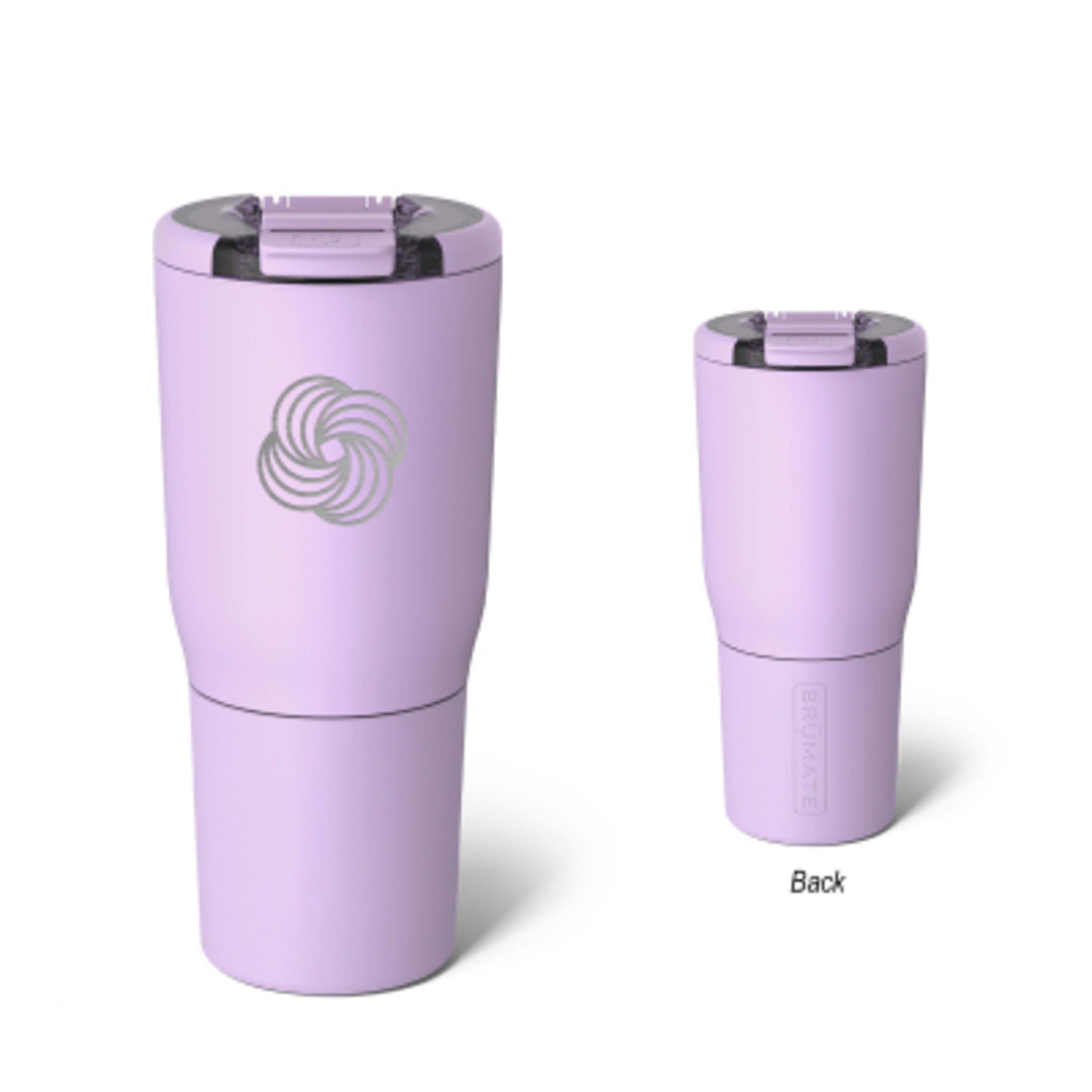 Insulated Tumbler with Silicone Base - 25 oz - LAV - Laser - product view 9
