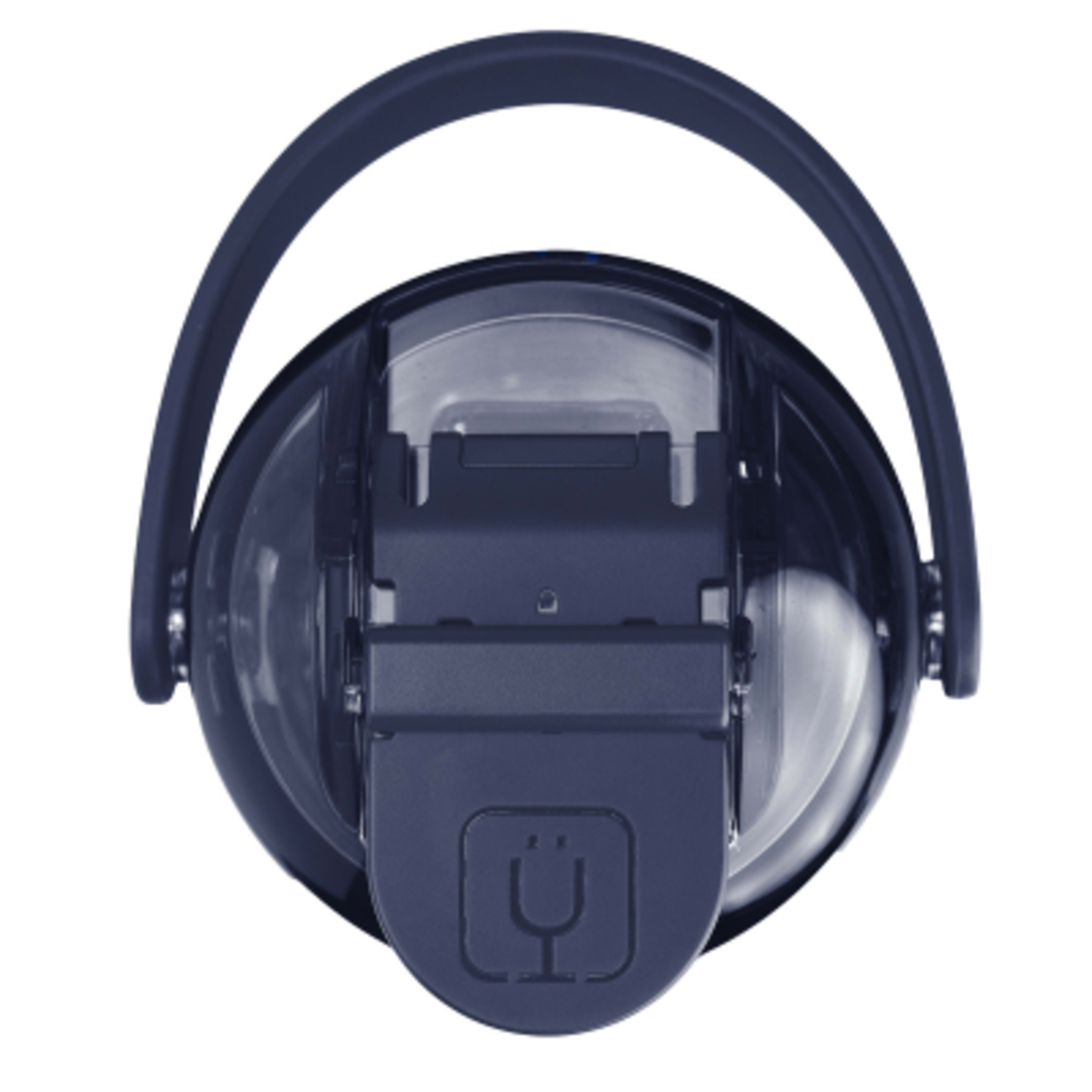 Insulated Shaker Bottle with Agitator - 25 oz - MAT/Navy - Top - product view 3