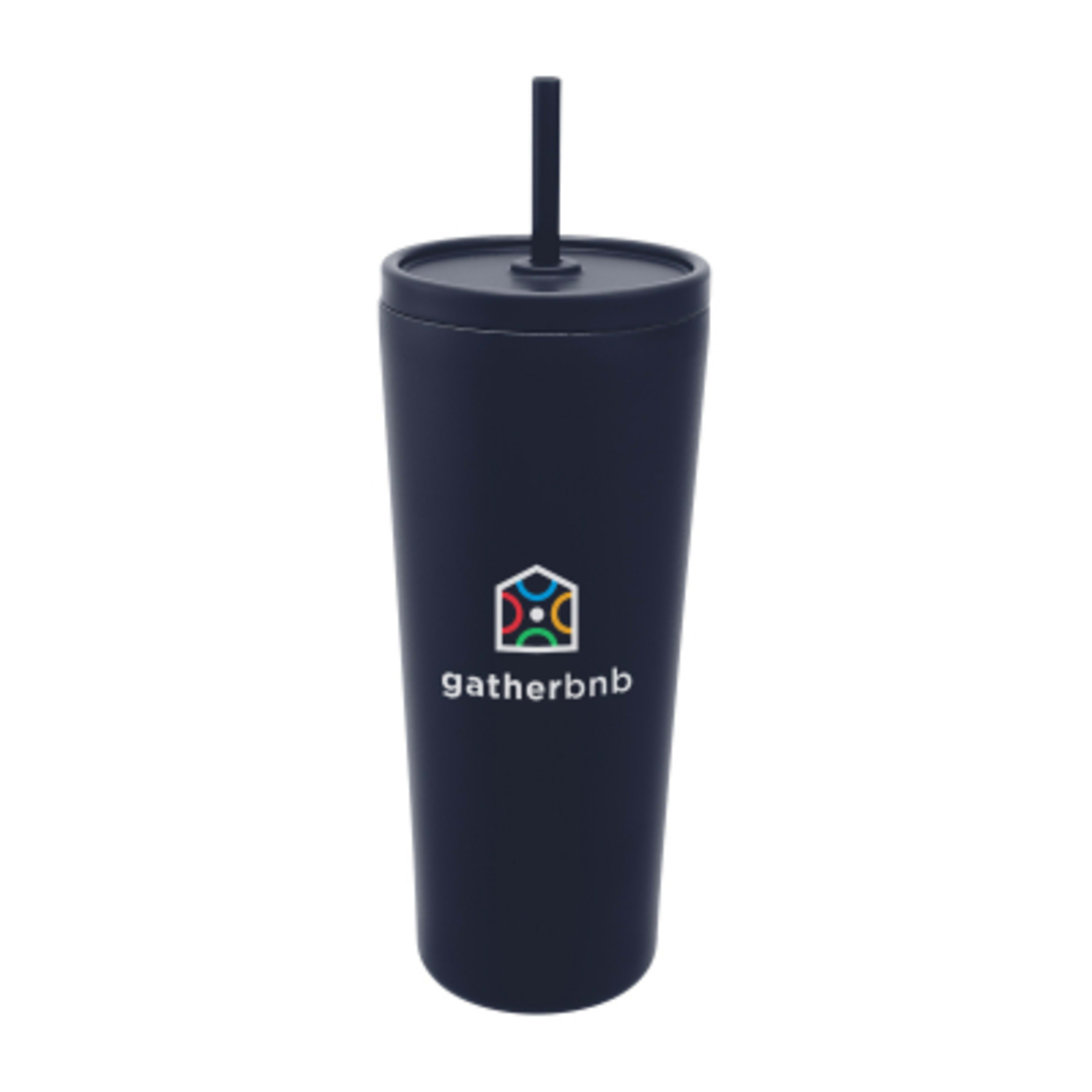 Insulated Tumbler Recycled Stainless Steel - 24 oz - Navy - Colorbrite - product view 11