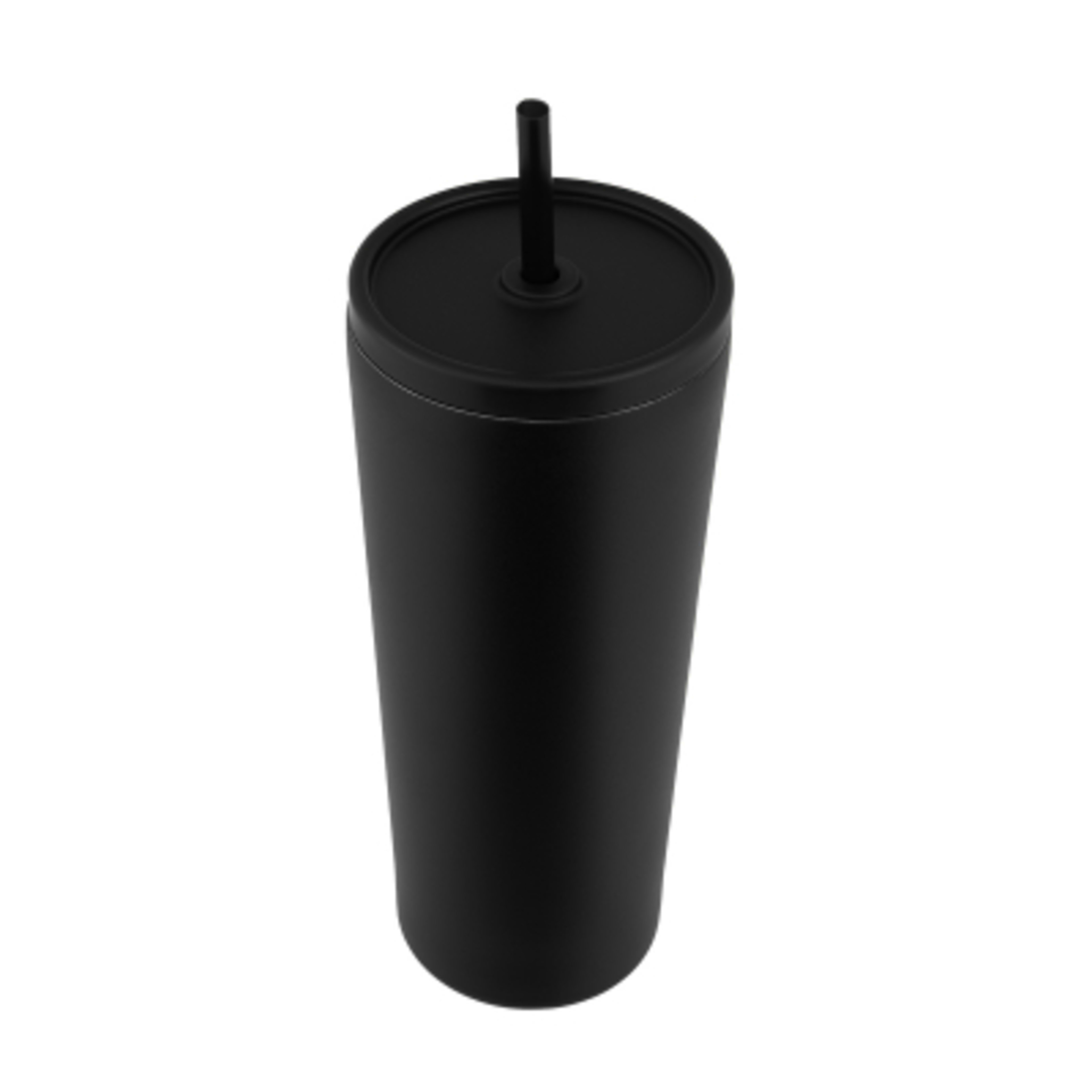 Insulated Tumbler Recycled Stainless Steel - 24 oz - Black - Angle - product view 6
