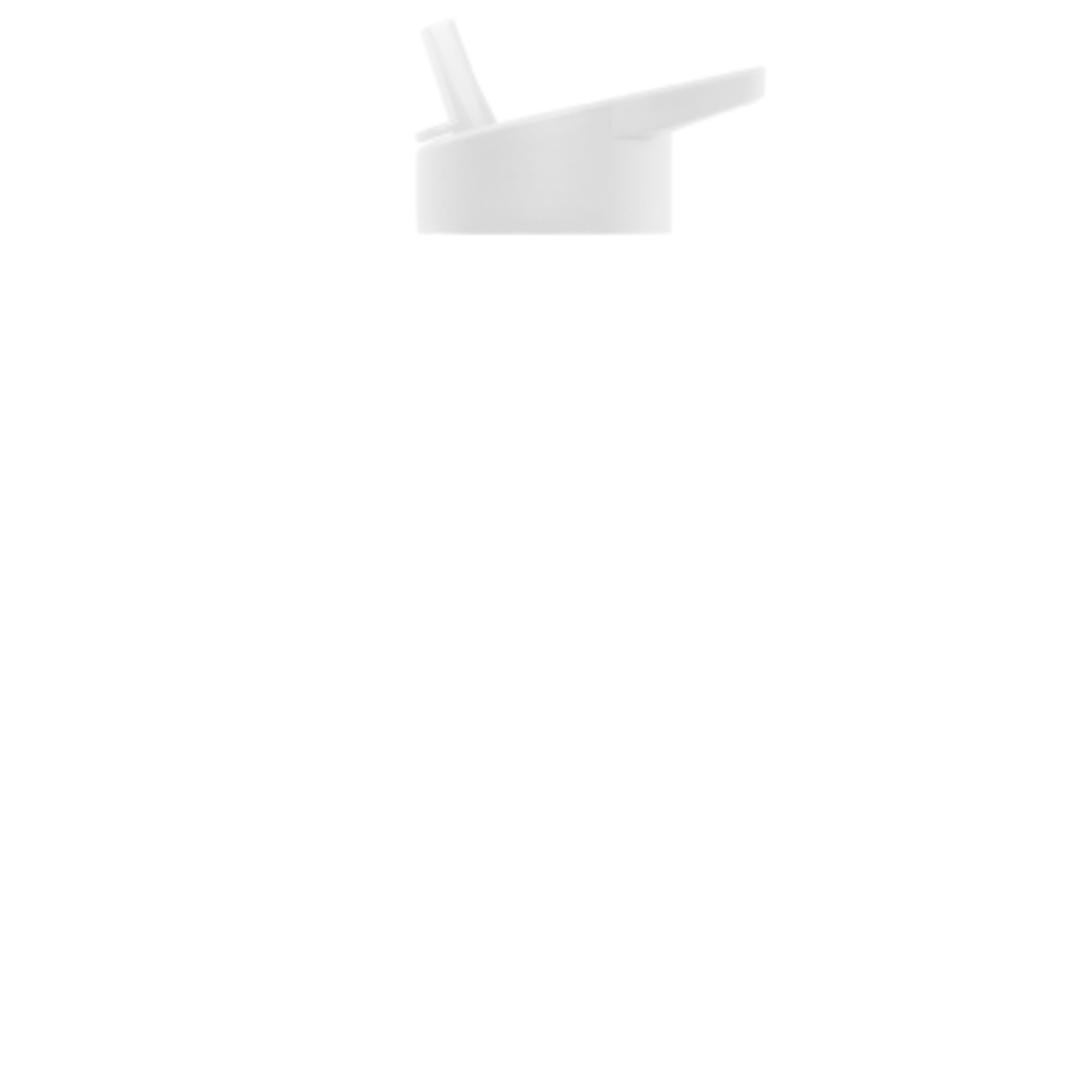 Water Bottle with Sip Top Lid Tritan Staccato Style - 28 oz - White/LID - Lid - product view 2