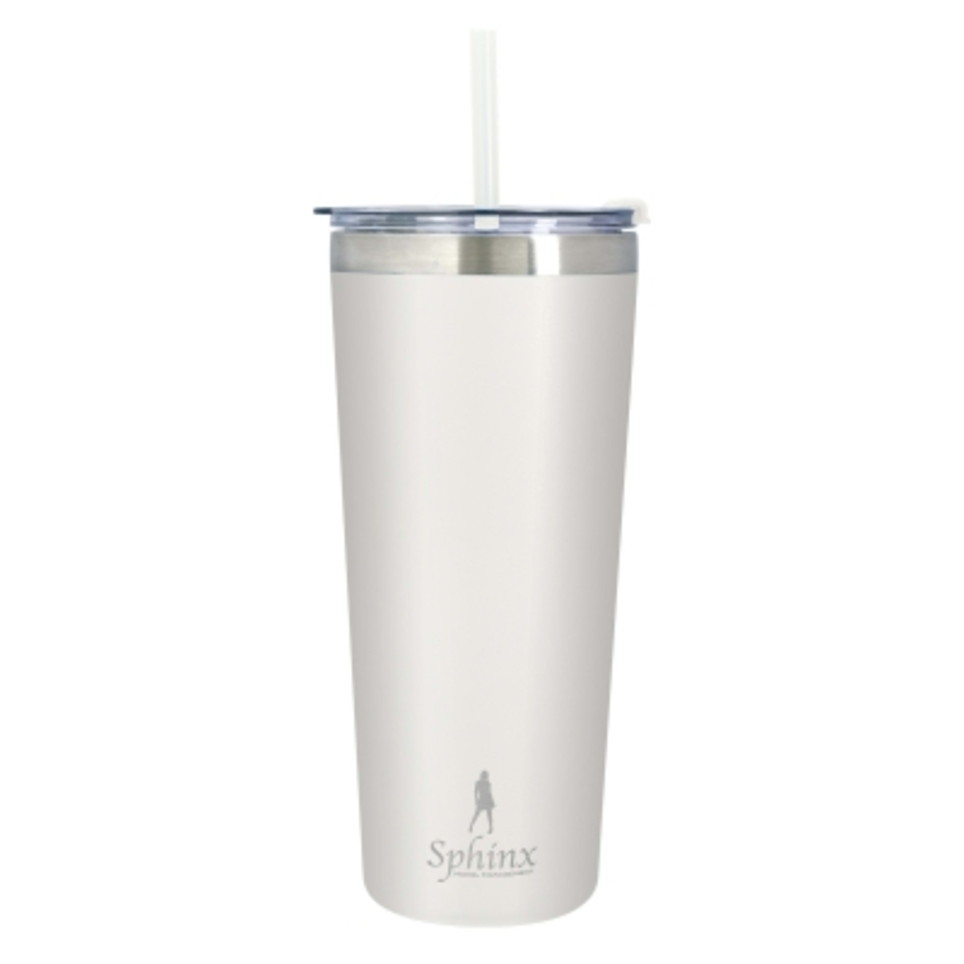 Colma Insulated Stainless Steel Tumbler - 24 oz - White - Optional Laser - product view 12