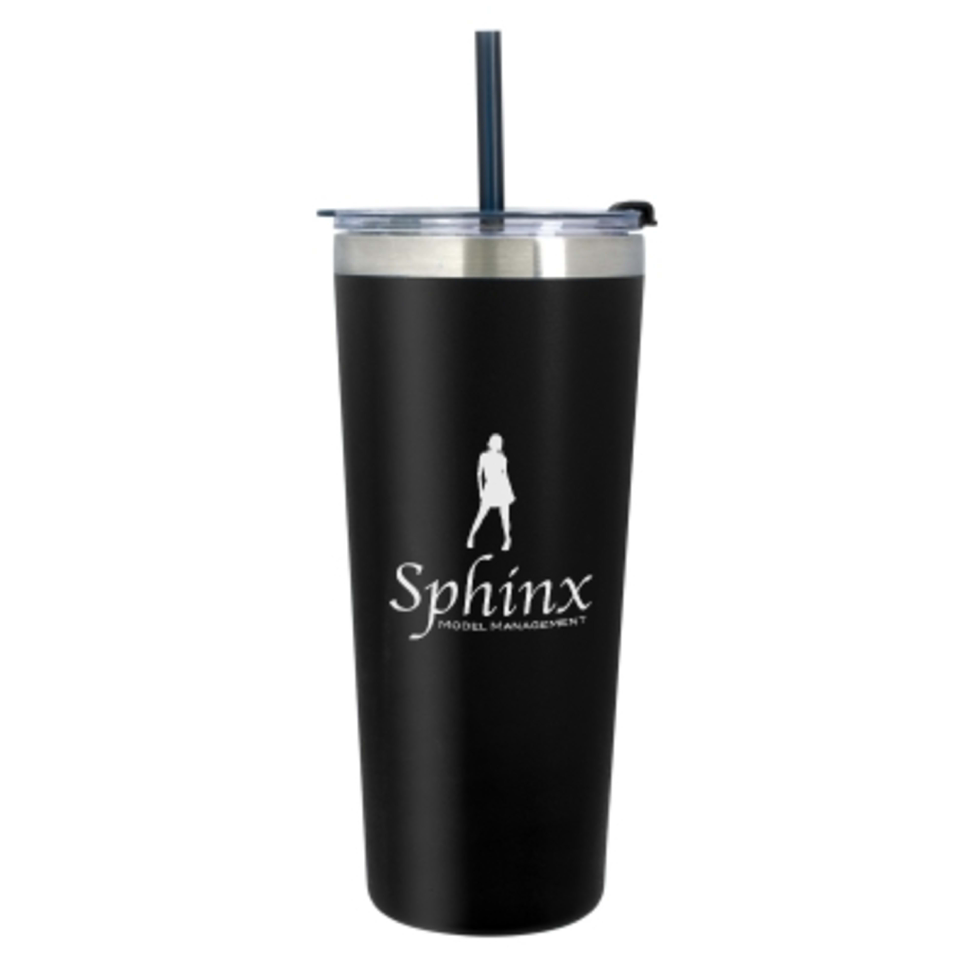 Colma Insulated Stainless Steel Tumbler - 24 oz - Black - Silkscreen - product view 8