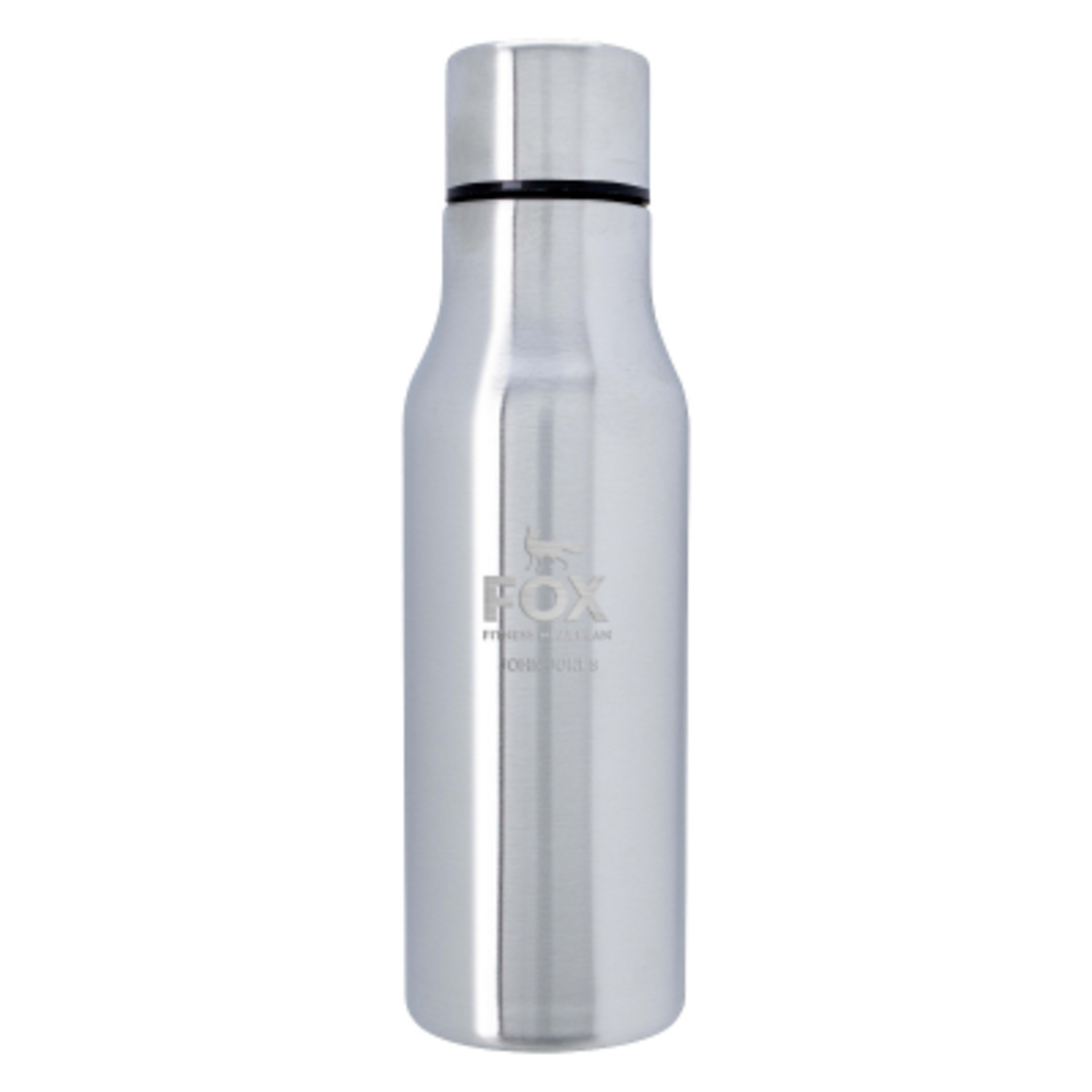 Water Bottle Stainless Steel Wide Mouth - 24 oz - Silver - Personalization Laser - product view 4