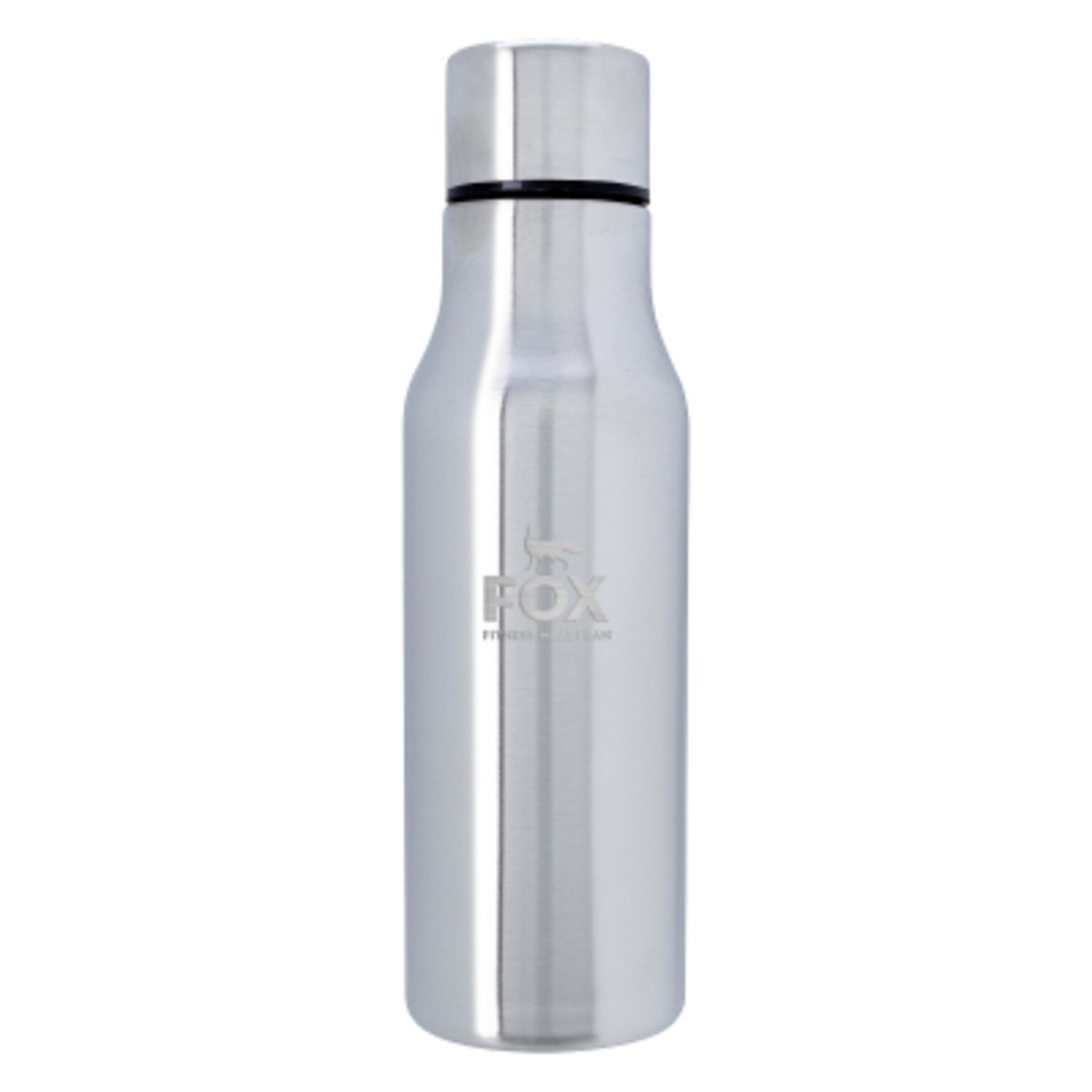 Water Bottle Stainless Steel Wide Mouth - 24 oz - Silver - Laser - product view 5
