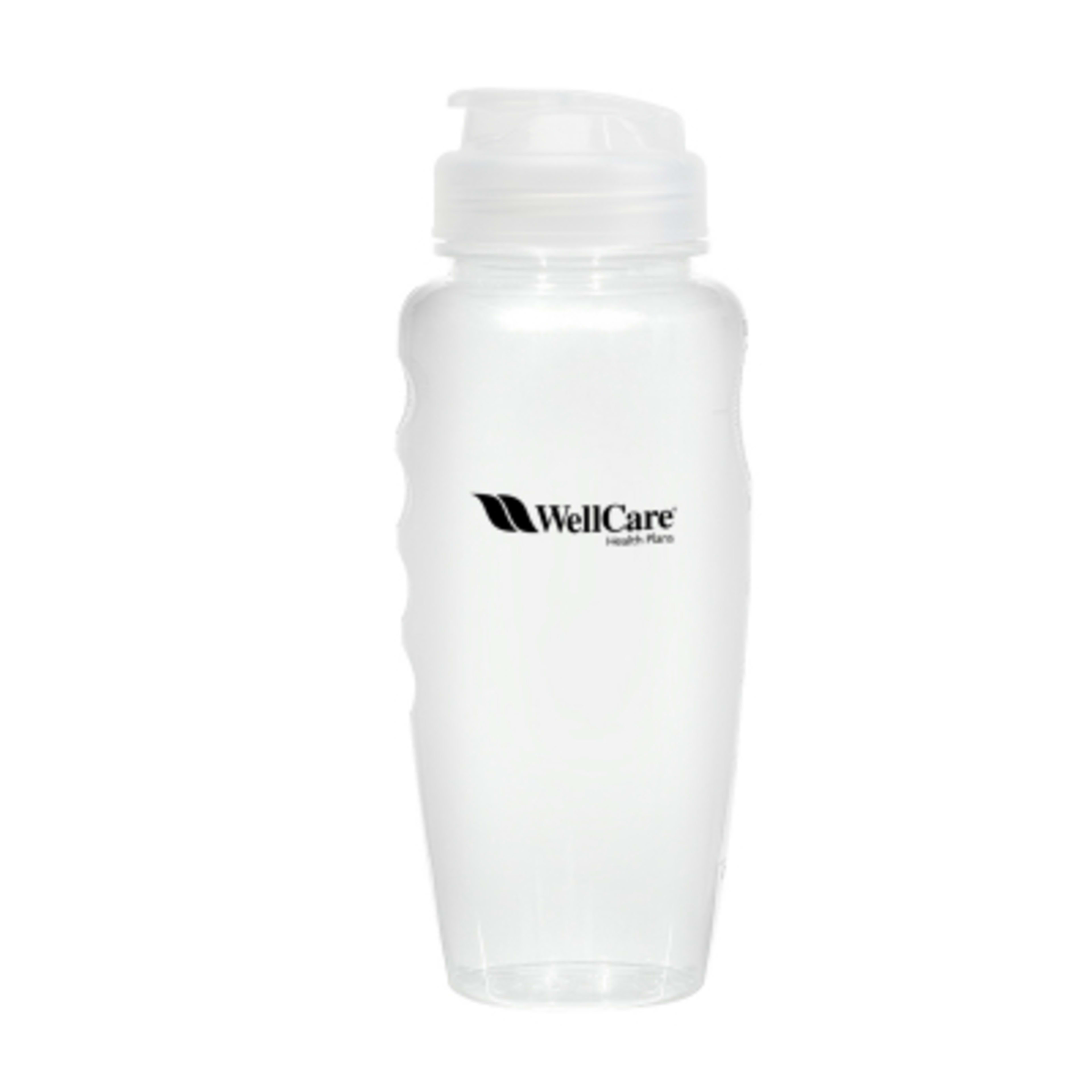 Tritan Water Bottle Gripper with Flip Top - 30 oz - TRN/Clear - Silkscreen - promotional product with custom logo