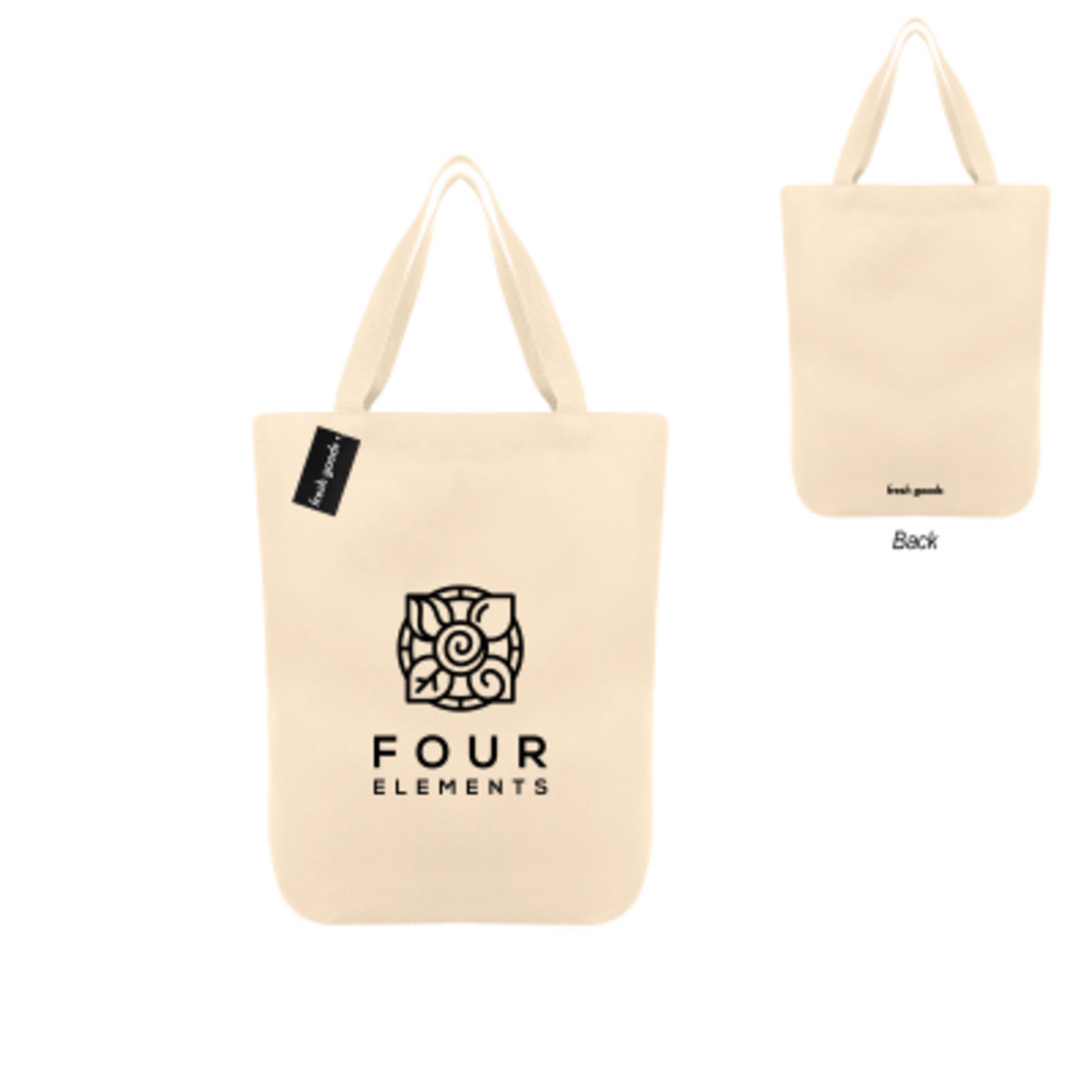 Cotton Tote Bag Fresh Goods Partnership - 12 oz - NAT - Silkscreen - product view 3