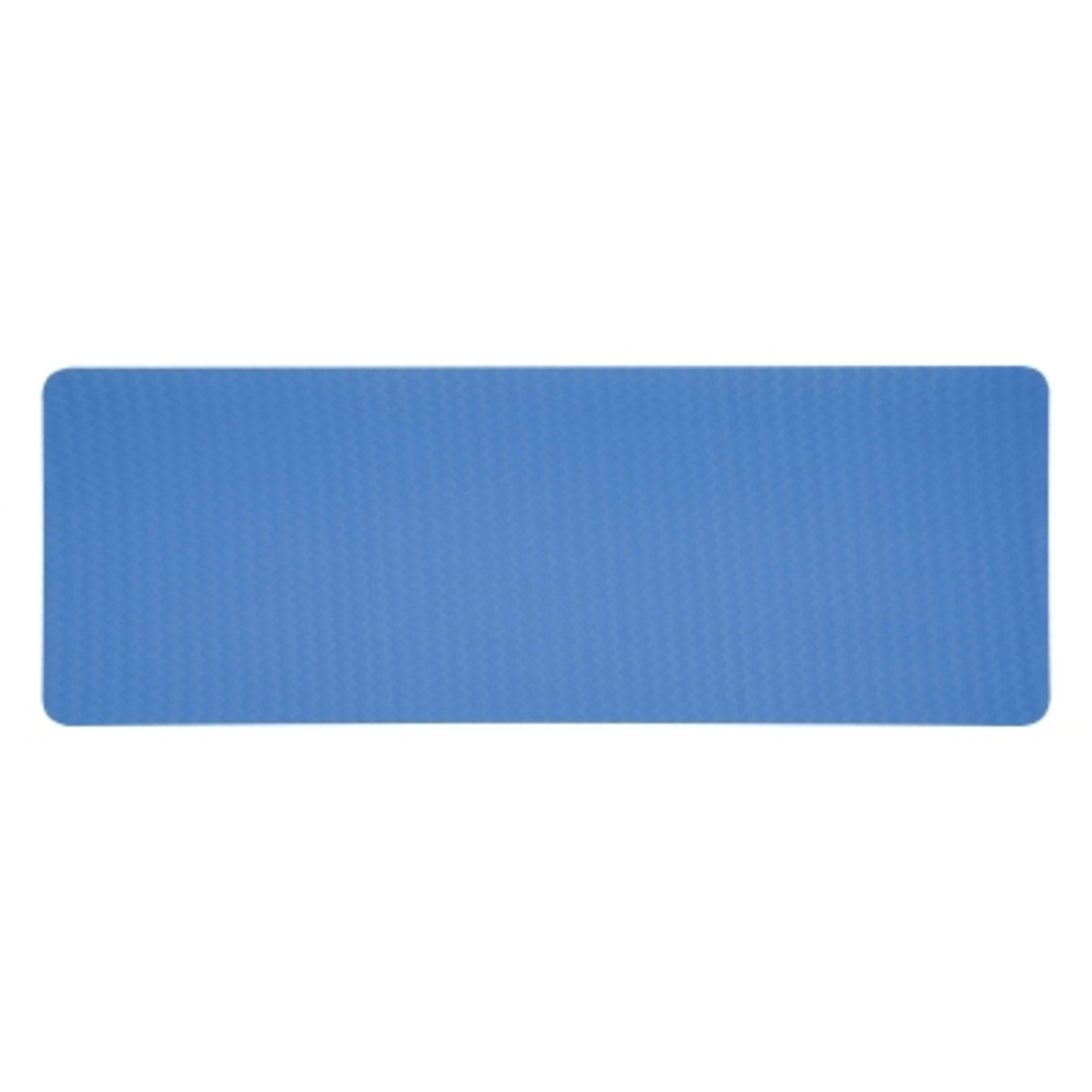Two-Tone Double Layer Yoga Mat TPE - 24 x 71 in - Blue/BLL - Open Back - product view 4