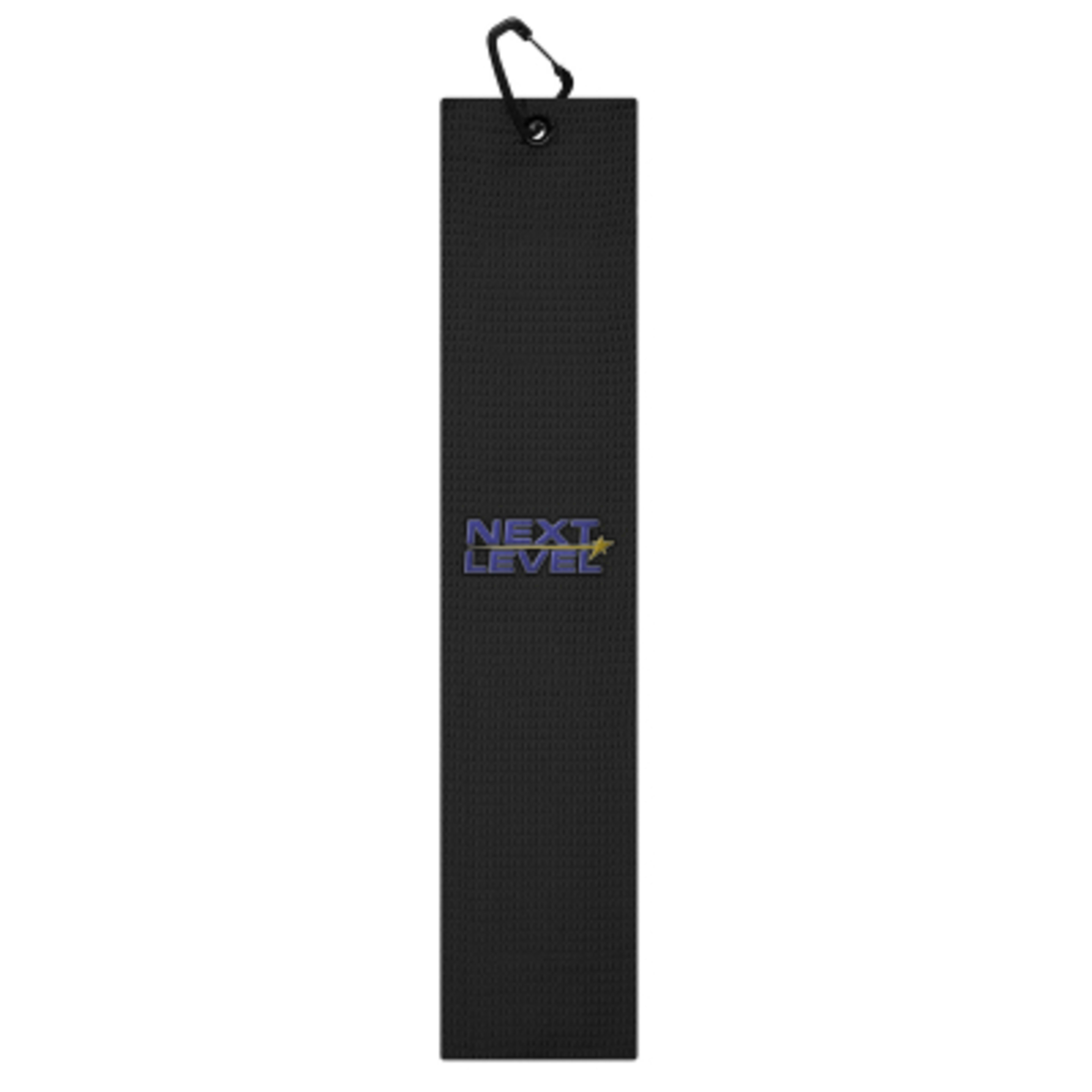 Golf Towel Trifold Microfiber Ultra-Absorbent - 25 x 16 in - Black - Embroidery - product view 1