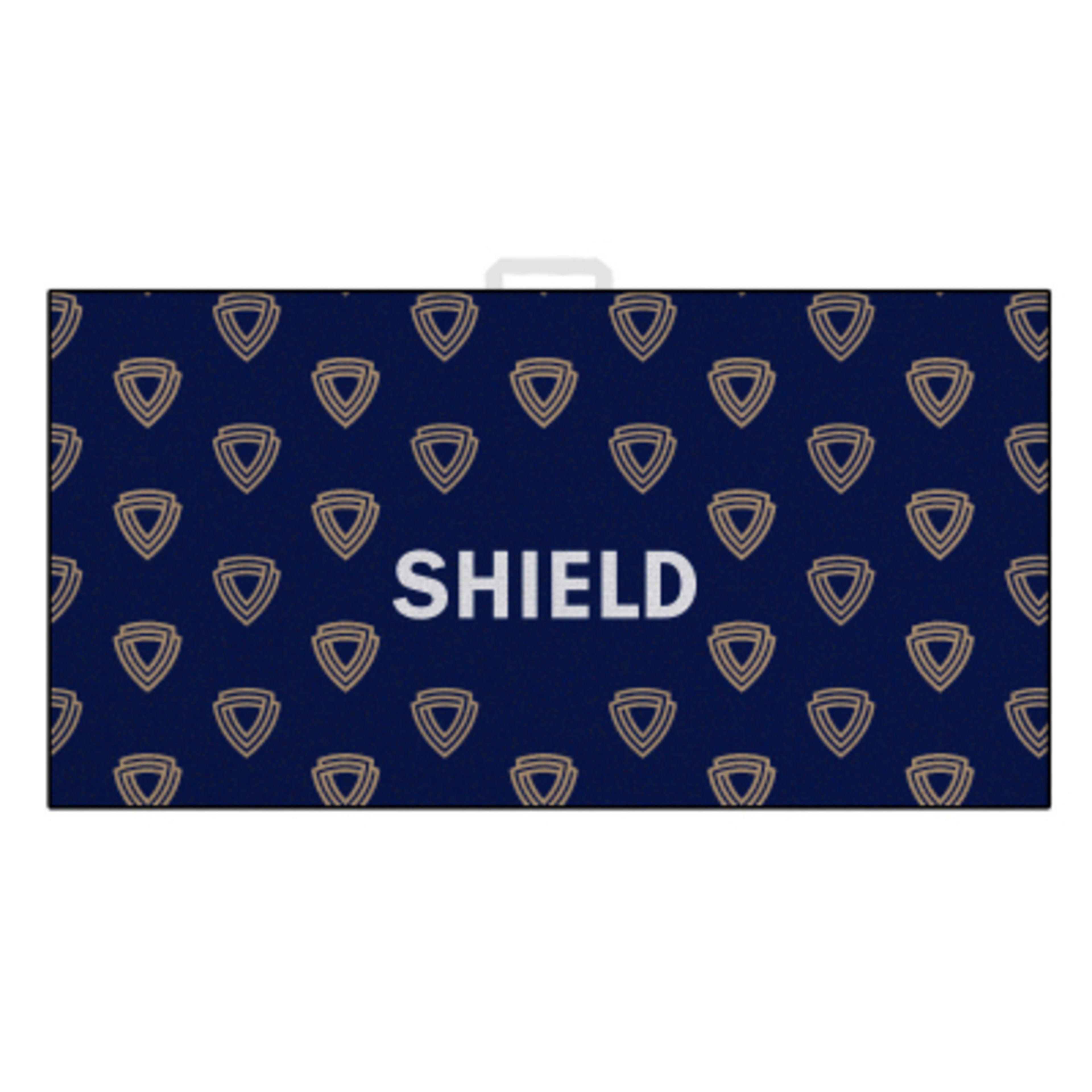 Golf Towel Microfiber with Web Strap - 32 x 16 in - White - Colorbrite - product view 1