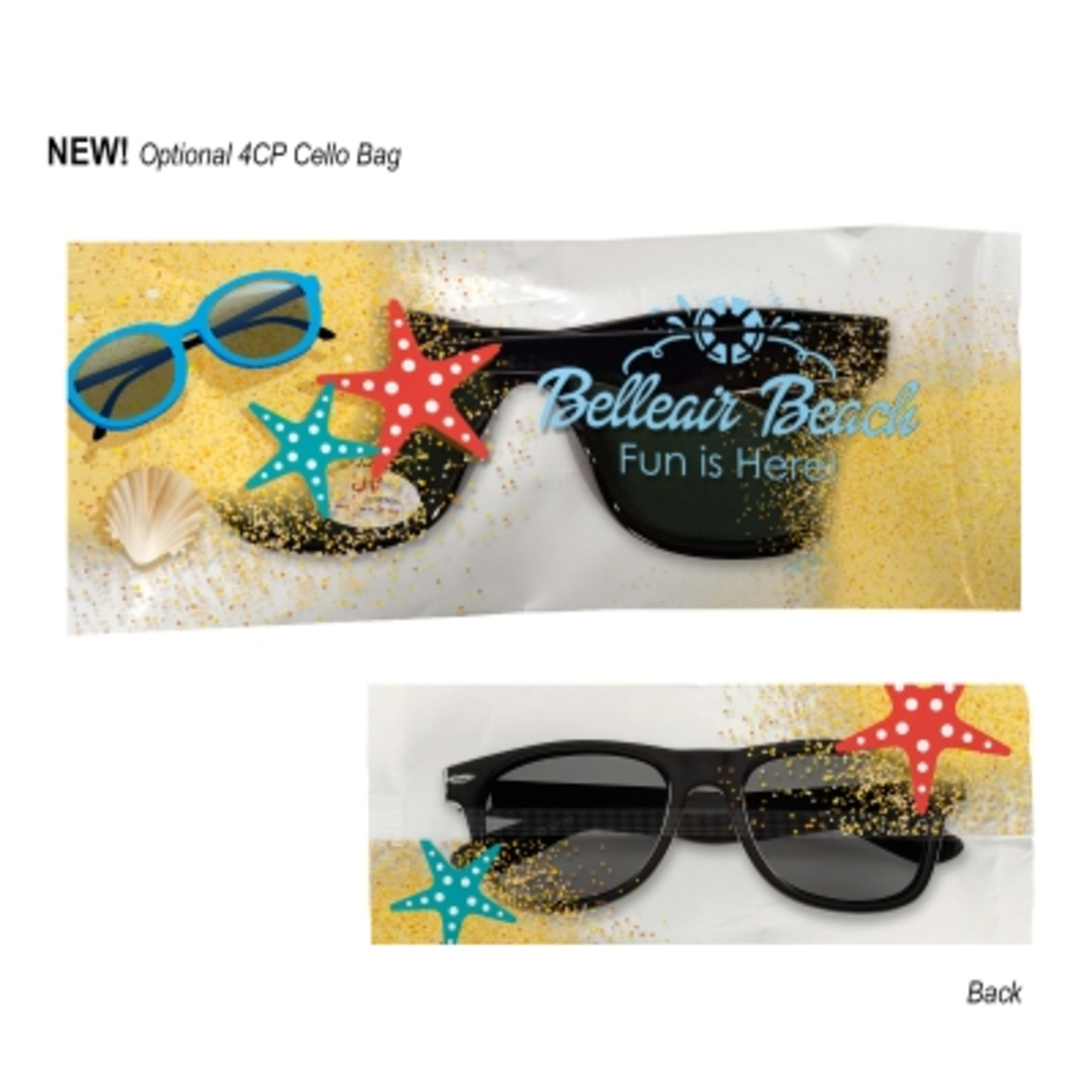 Sunglasses Floating Malibu Style UV400 Protection - Sunglasses - Clear Cellobag - product view 4