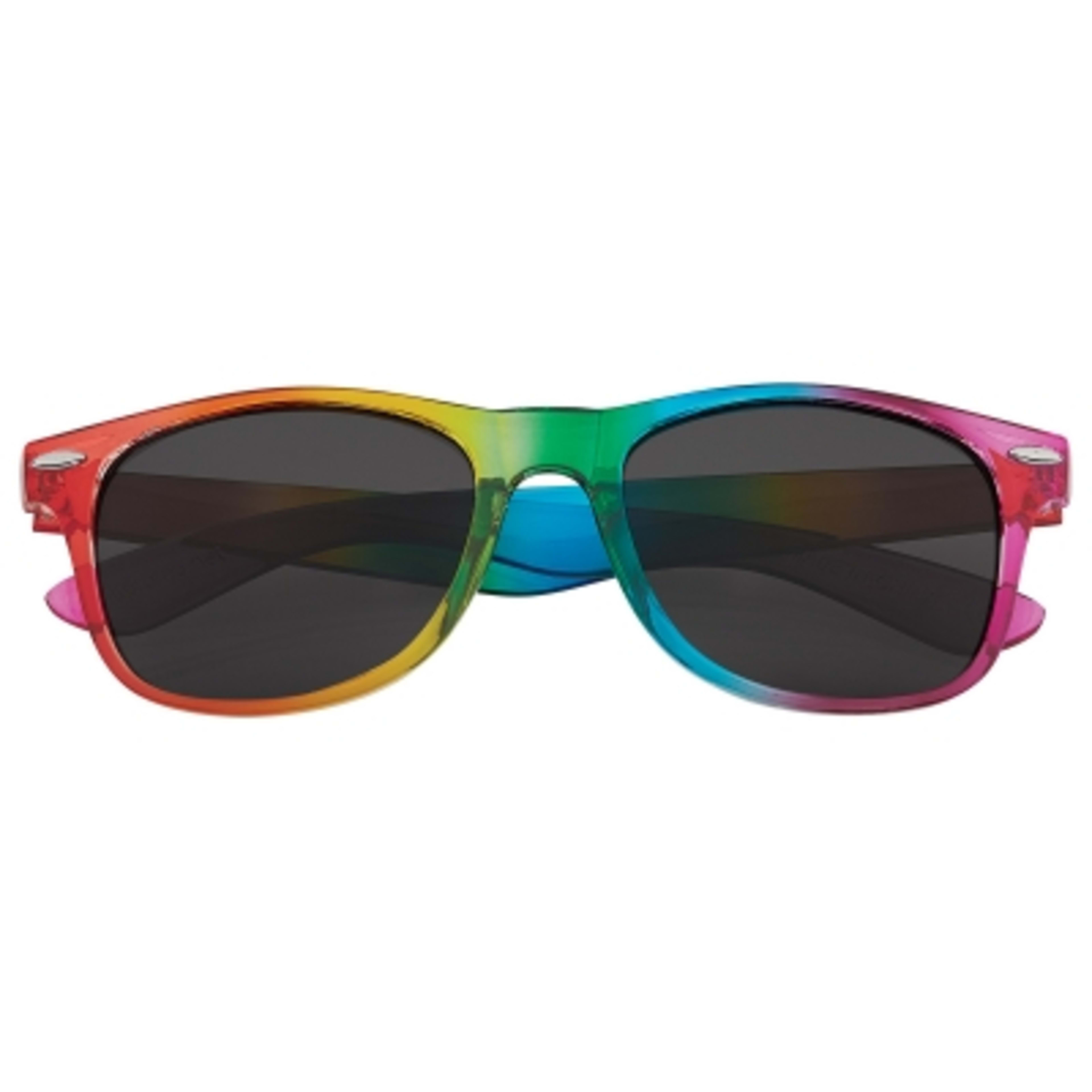 Sunglasses Recycled Rainbow Malibu Style UV400 - RAI/NBO - Front - product view 2