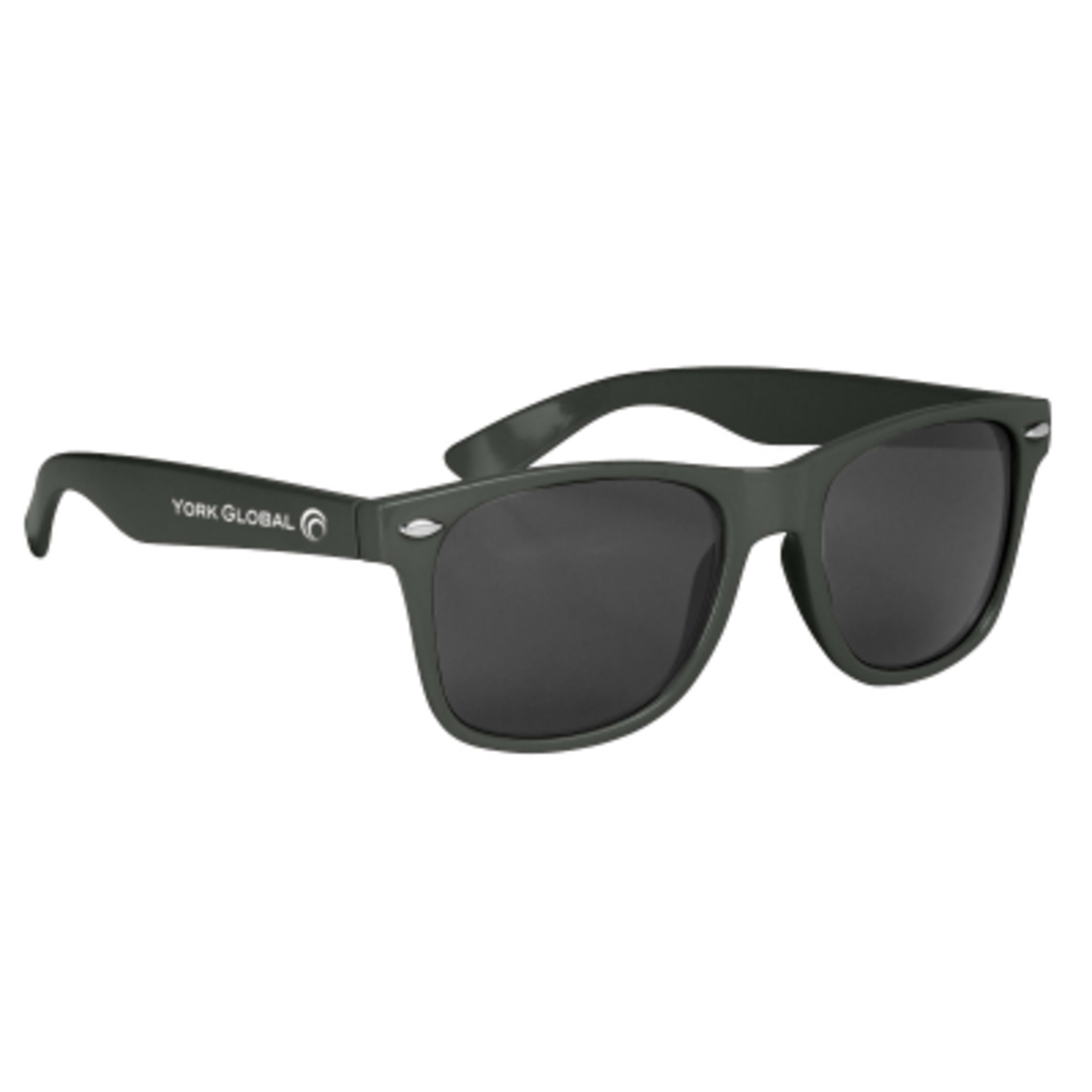 Sunglasses Recycled Malibu Style UV400 Protection - Black - Silkscreen - product view 1