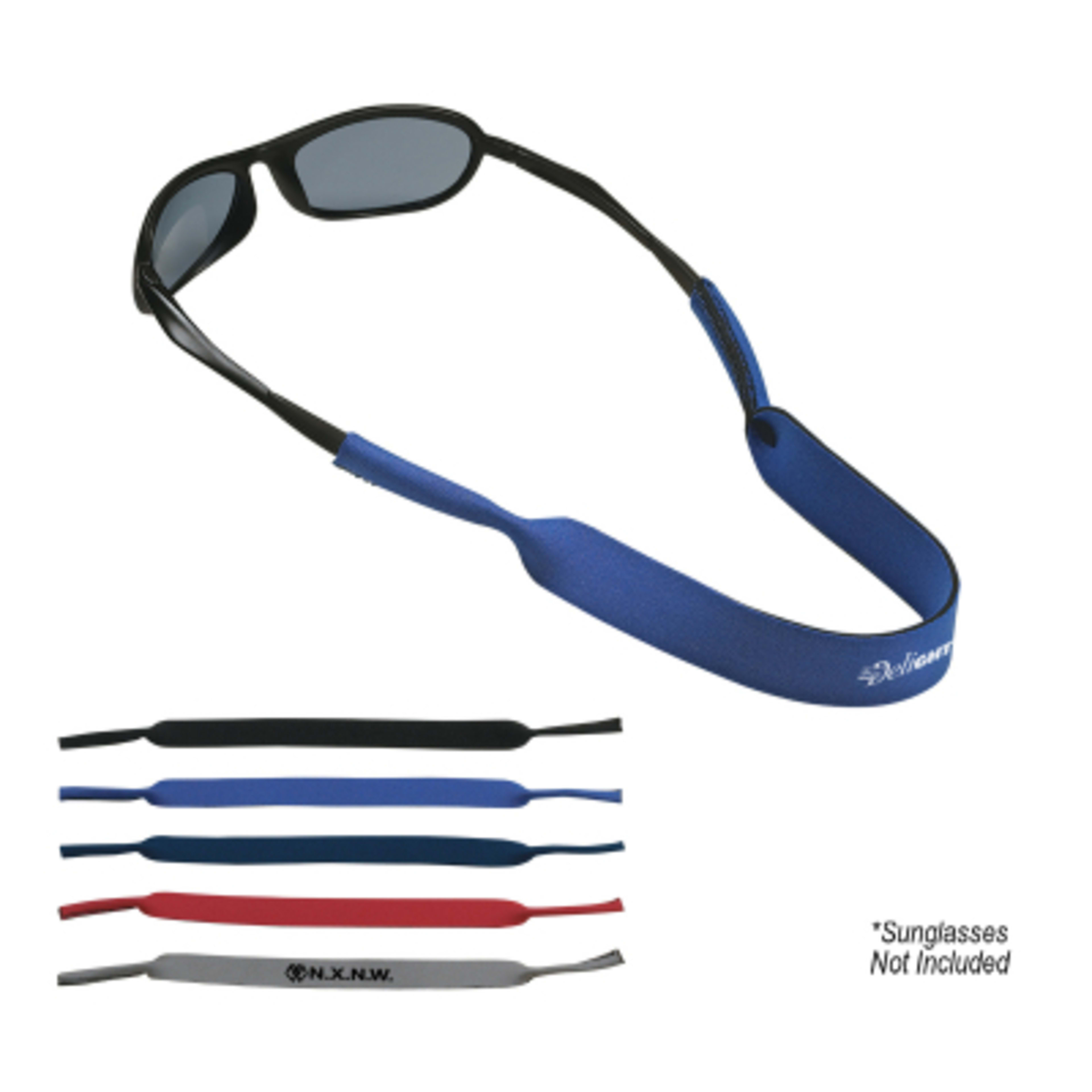 Strap Sunglass Neoprene Foam Stretchable - 15 x 1 in - Group Shot - product view 2