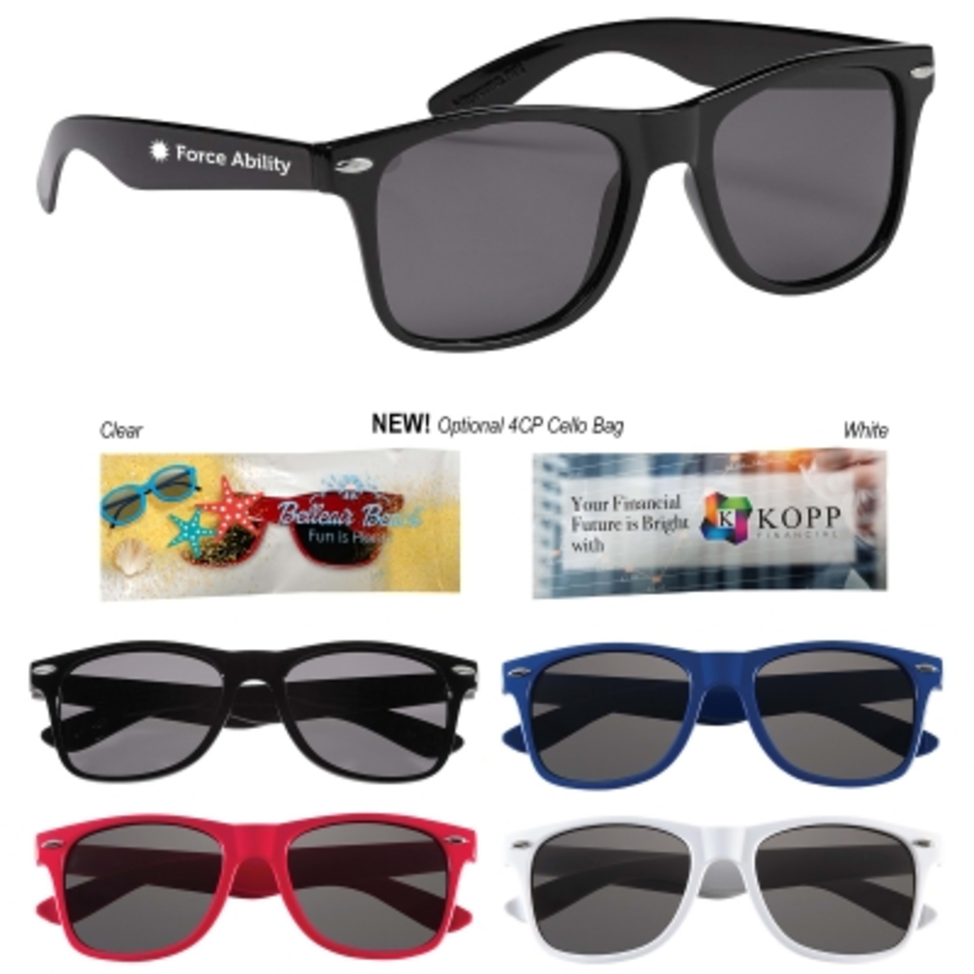 Sunglasses Polarized Malibu Polycarbonate UV400 - Group Shot - product view 3