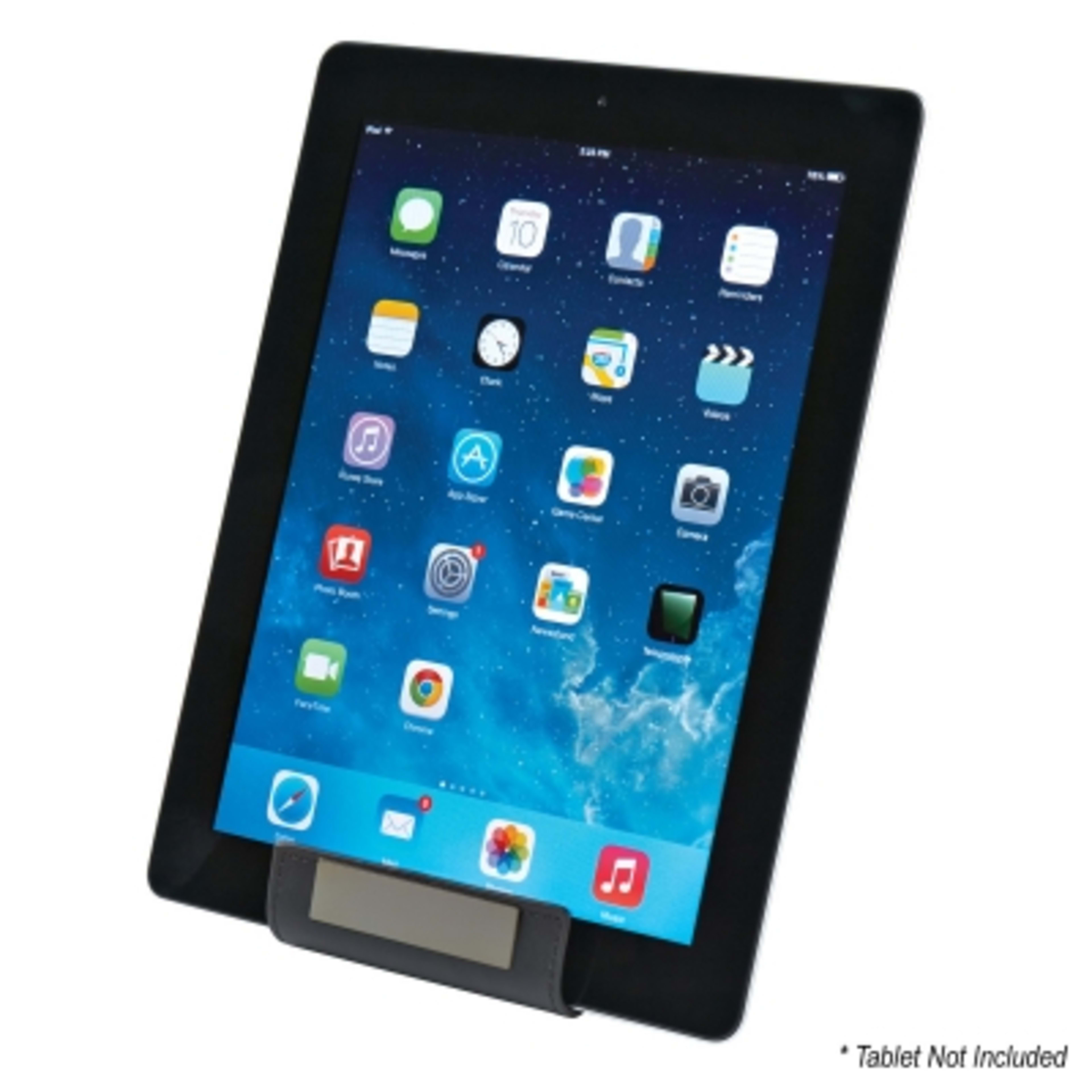 Phone Stand Leather Look Multi-Device - 3.5 x 2.1 in - In Use - product view 3