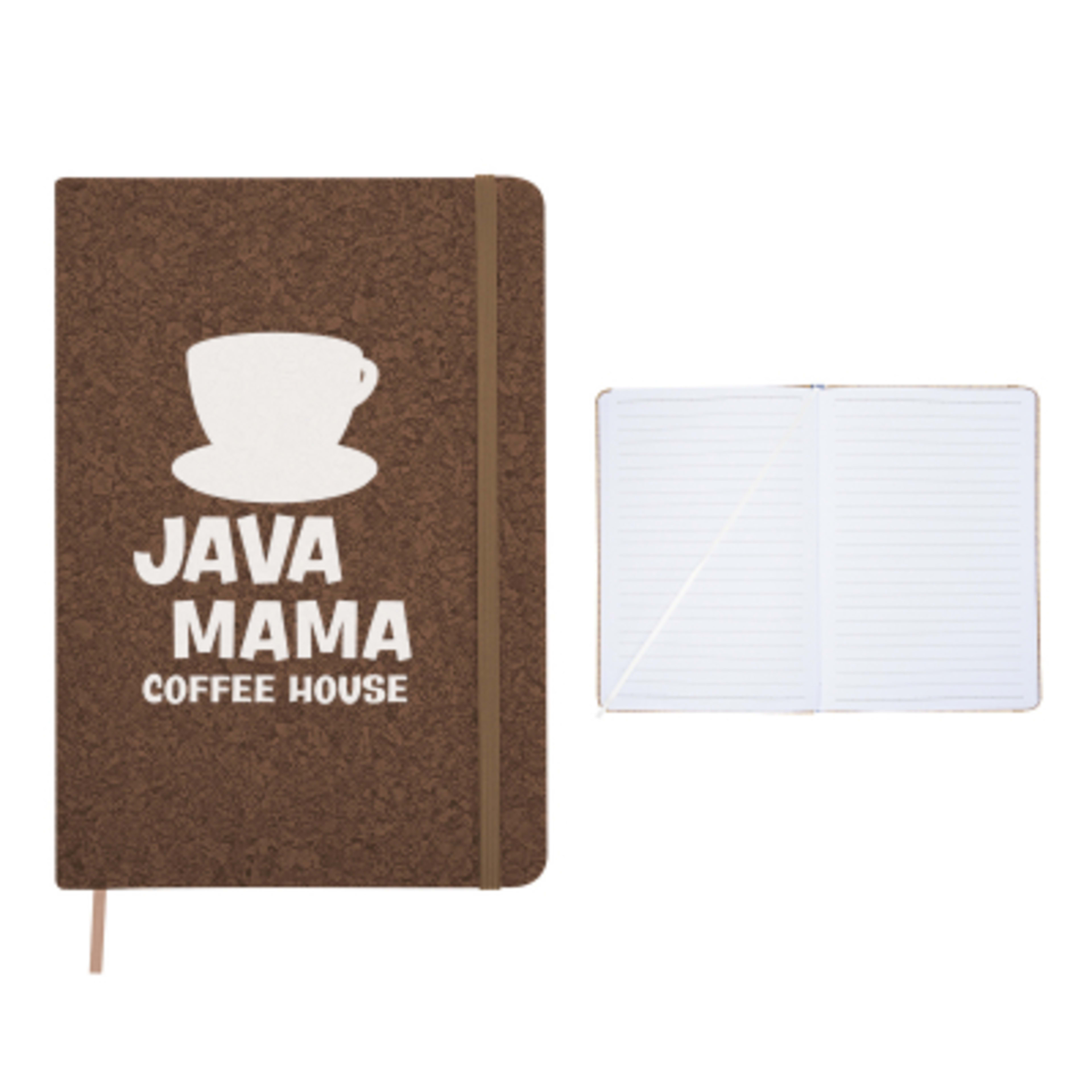 Hardcover Notebook Lined 80-Page Concrete Ideas - 5.6 x 8.3 in - Group Shot - product view 3