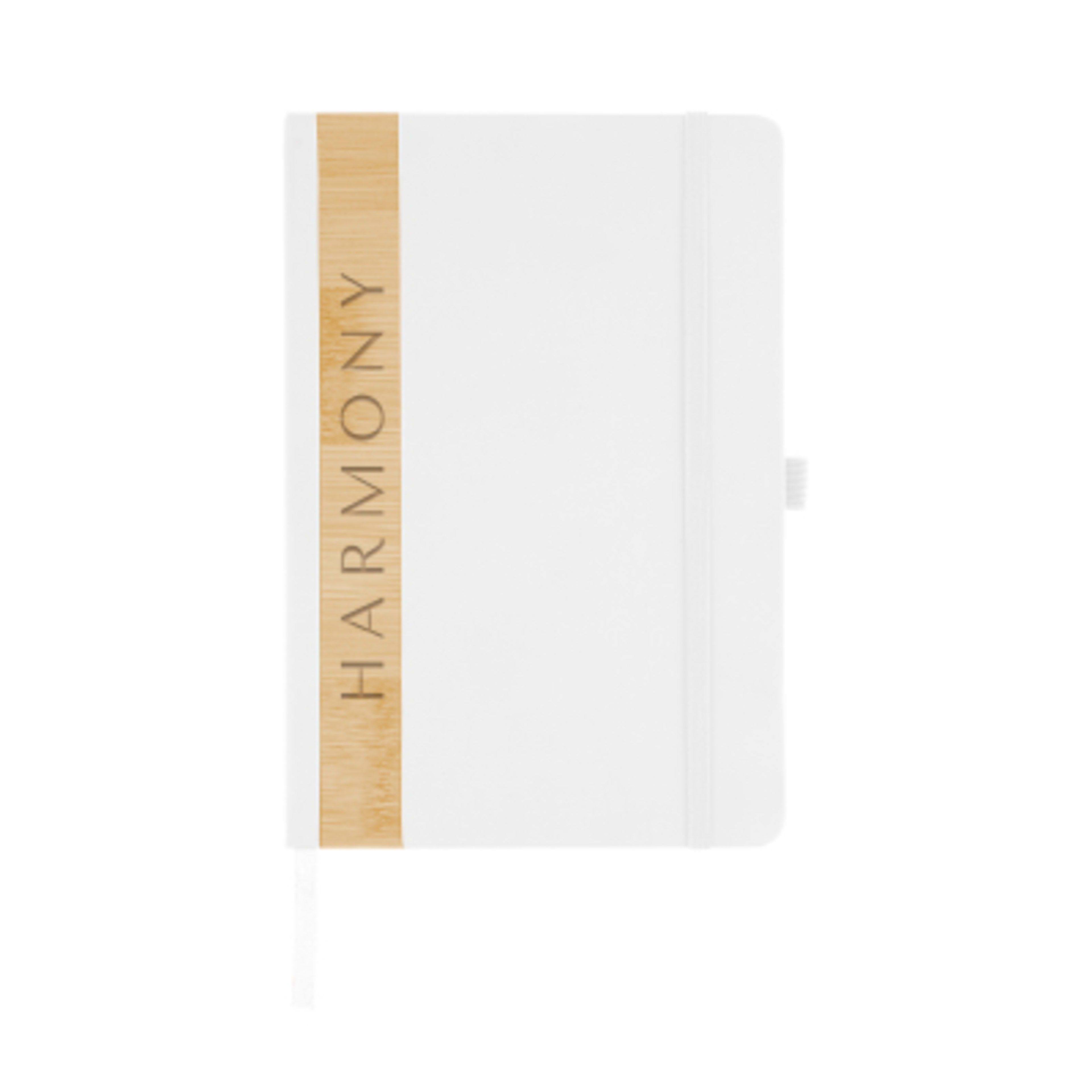 Journal Recycled PU and Bamboo Accent 80 Page - 5 x 7 in - FSC/White/BAM - Laser - product view 7