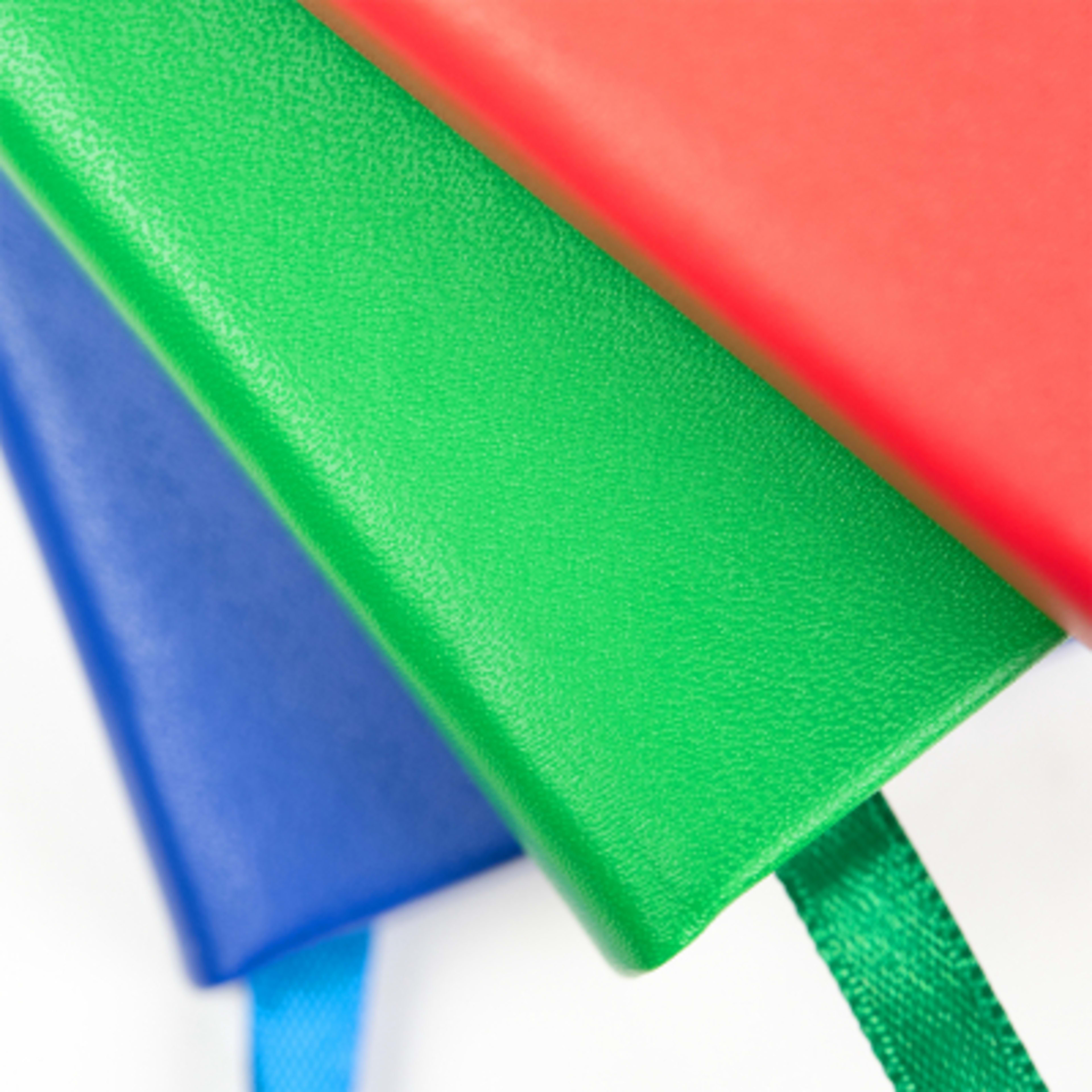 Journal Recycled PU 96 Page with Gusseted Pocket - 5¾ x 8½ in - FSC/Green - Detail - product view 32