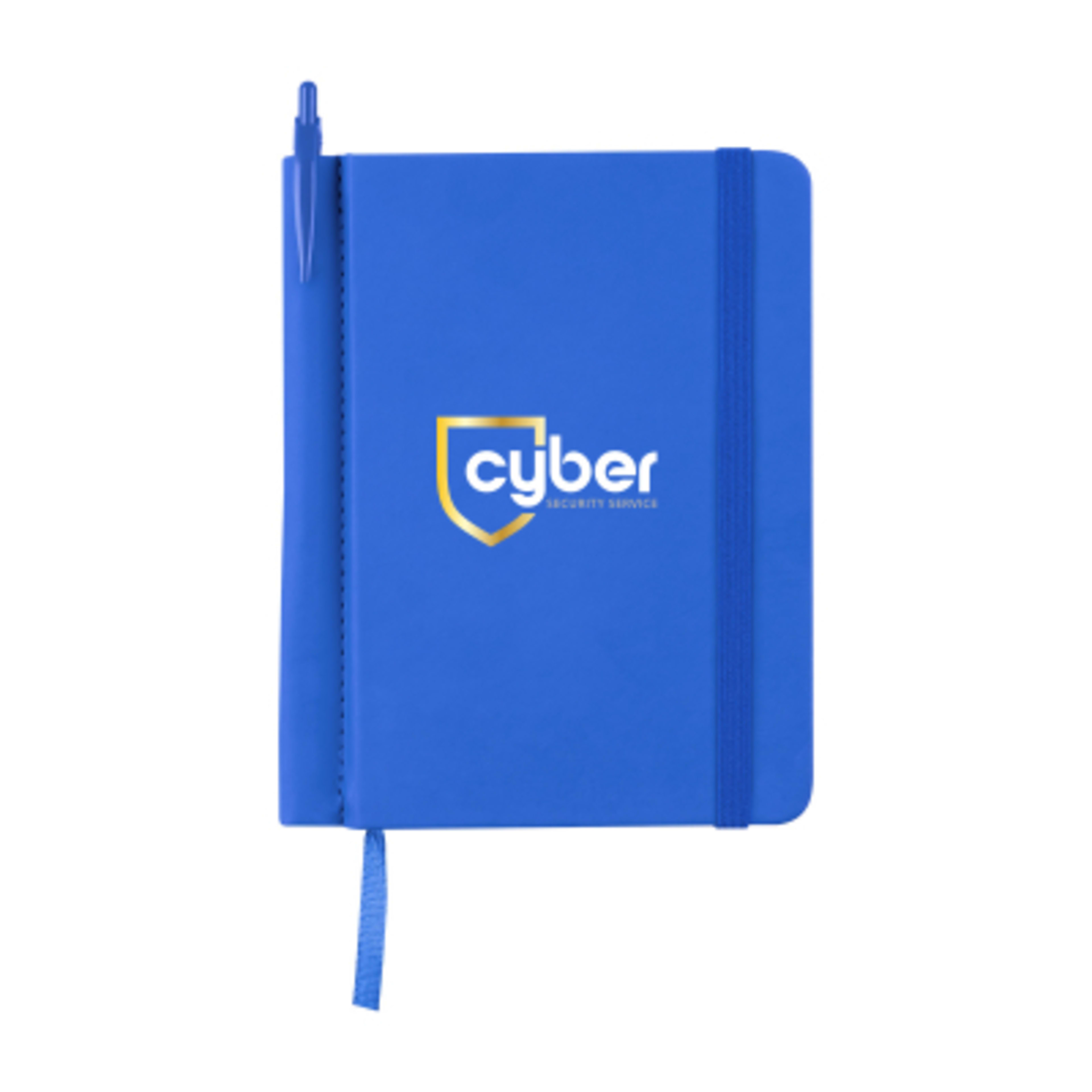 Jotter Recycled PU with Pen and Bookmark - 4 x 6 in - FSC/Royal - Digibrite - product view 10