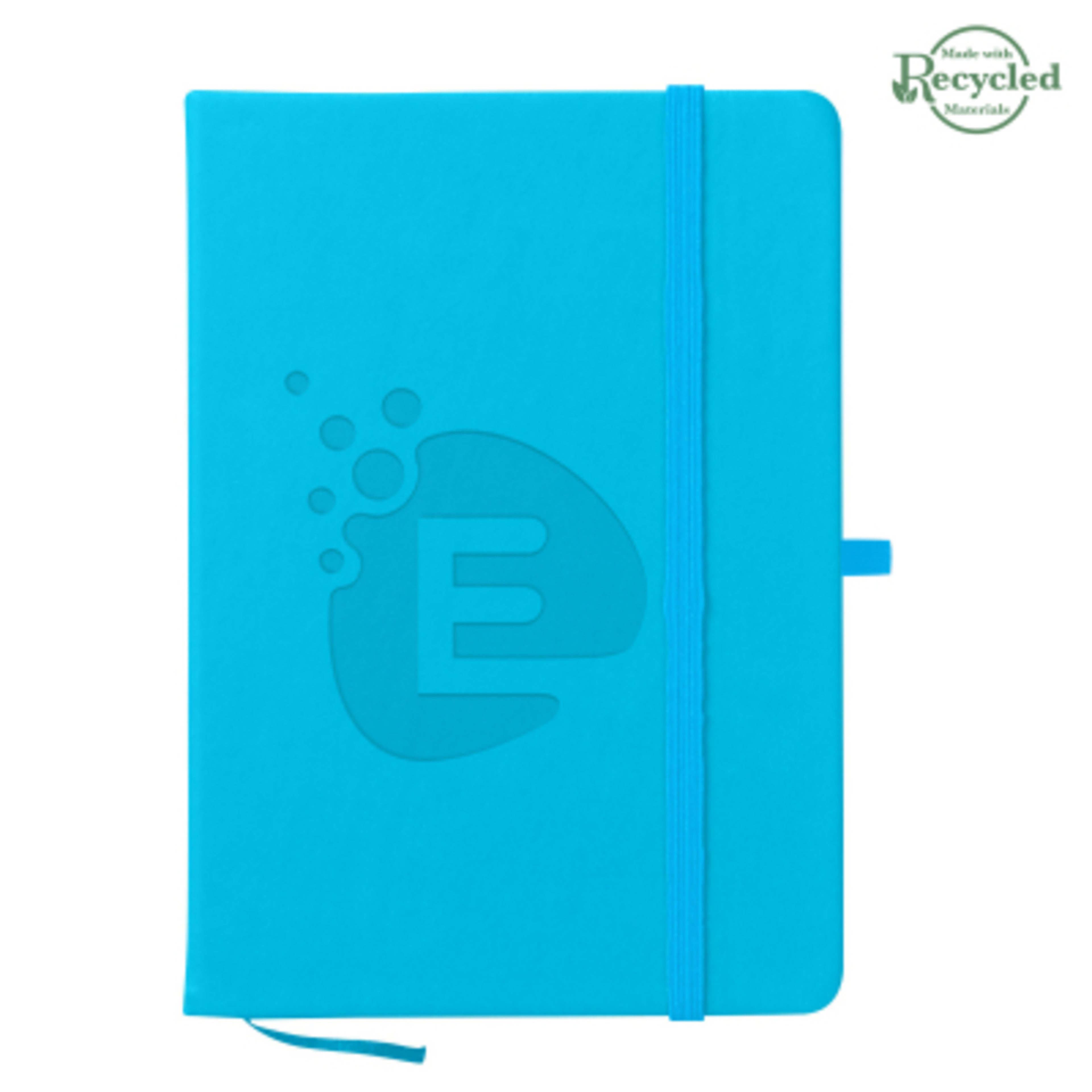 rPET Journal with Recycled Cover - 5 x 7 in - BLL - Deboss - product view 24