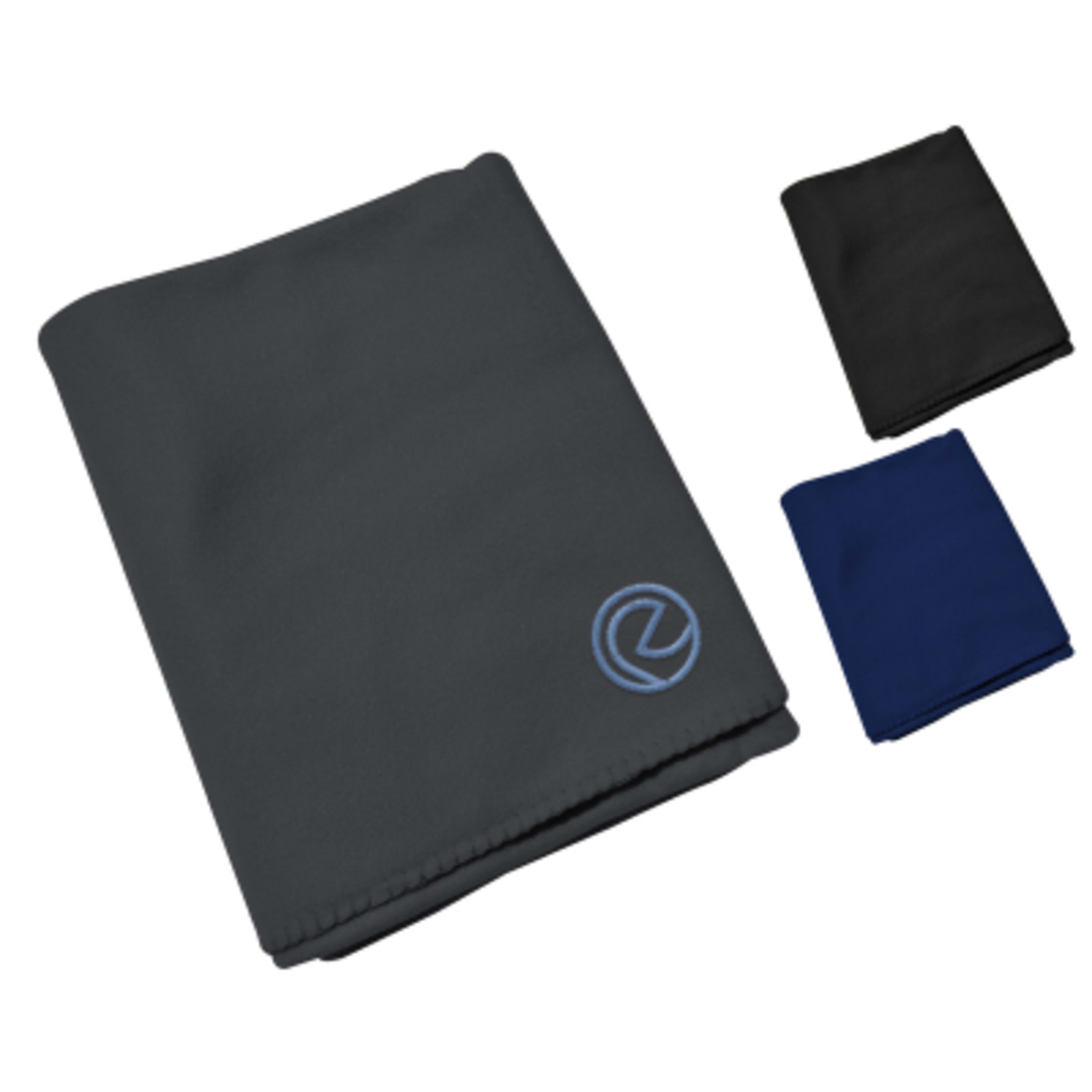 RPET Fleece Stadium Blanket Recycled Polyester - 60 x 50 in - Group Shot - product view 2