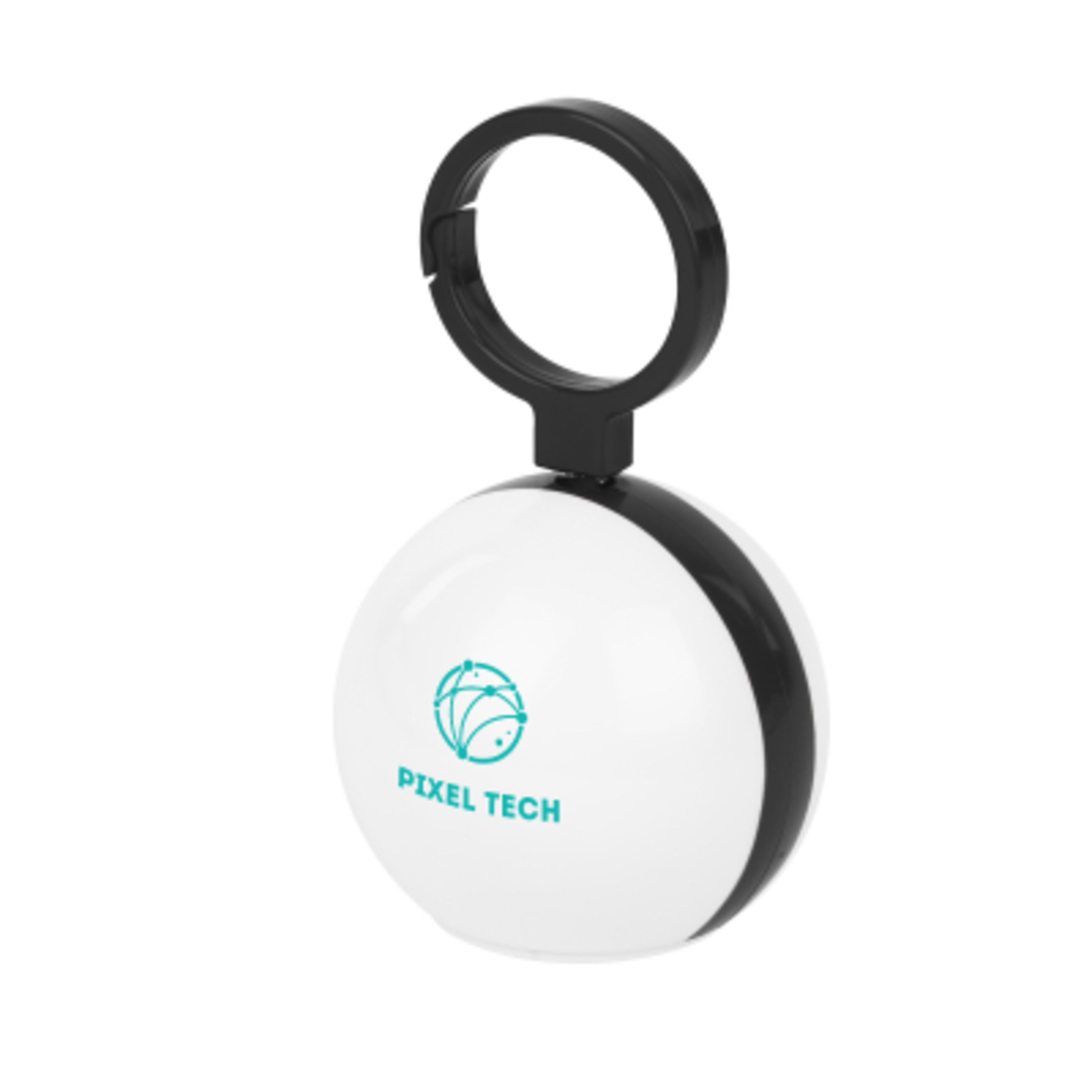 Fidget Spinner Toy Stress Reliever Push-Pull - 2.75 in - Black - Silkscreen - product view 1